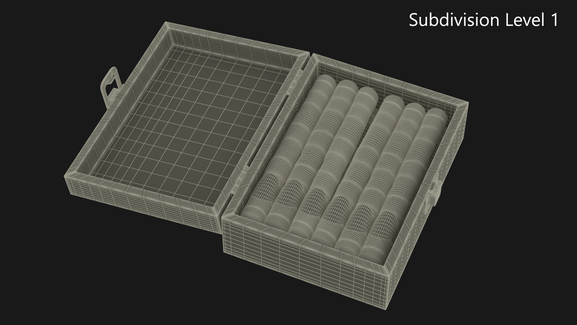 3D model Box of Leira Long Cannabis Cigar in Foil