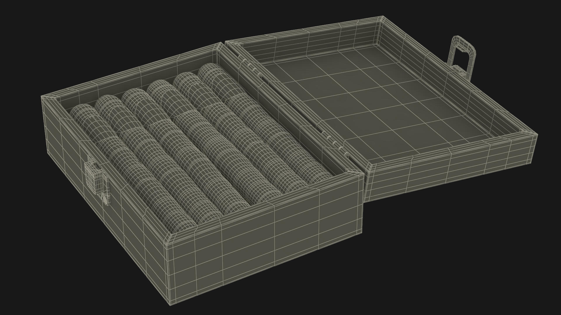 3D model Box of Leira Long Cannabis Cigar in Foil
