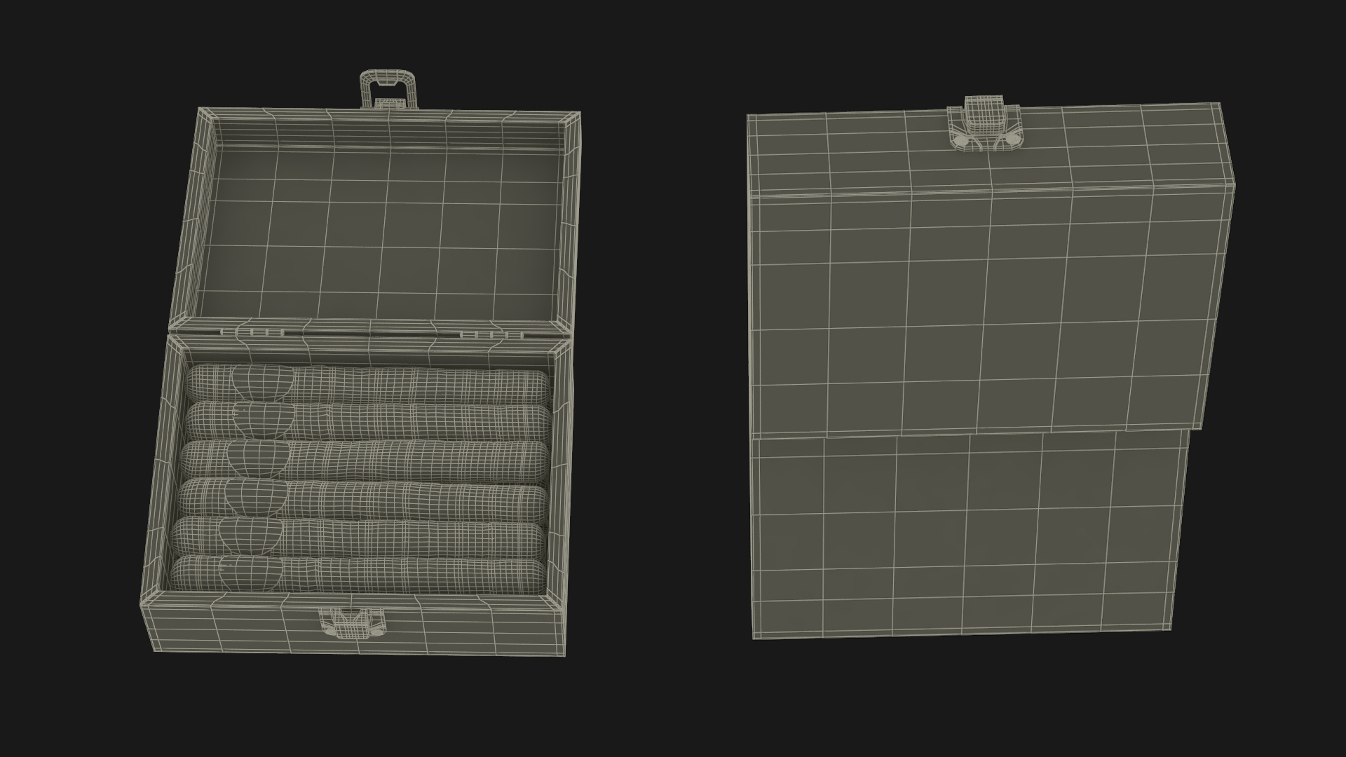 3D model Box of Leira Long Cannabis Cigar in Foil