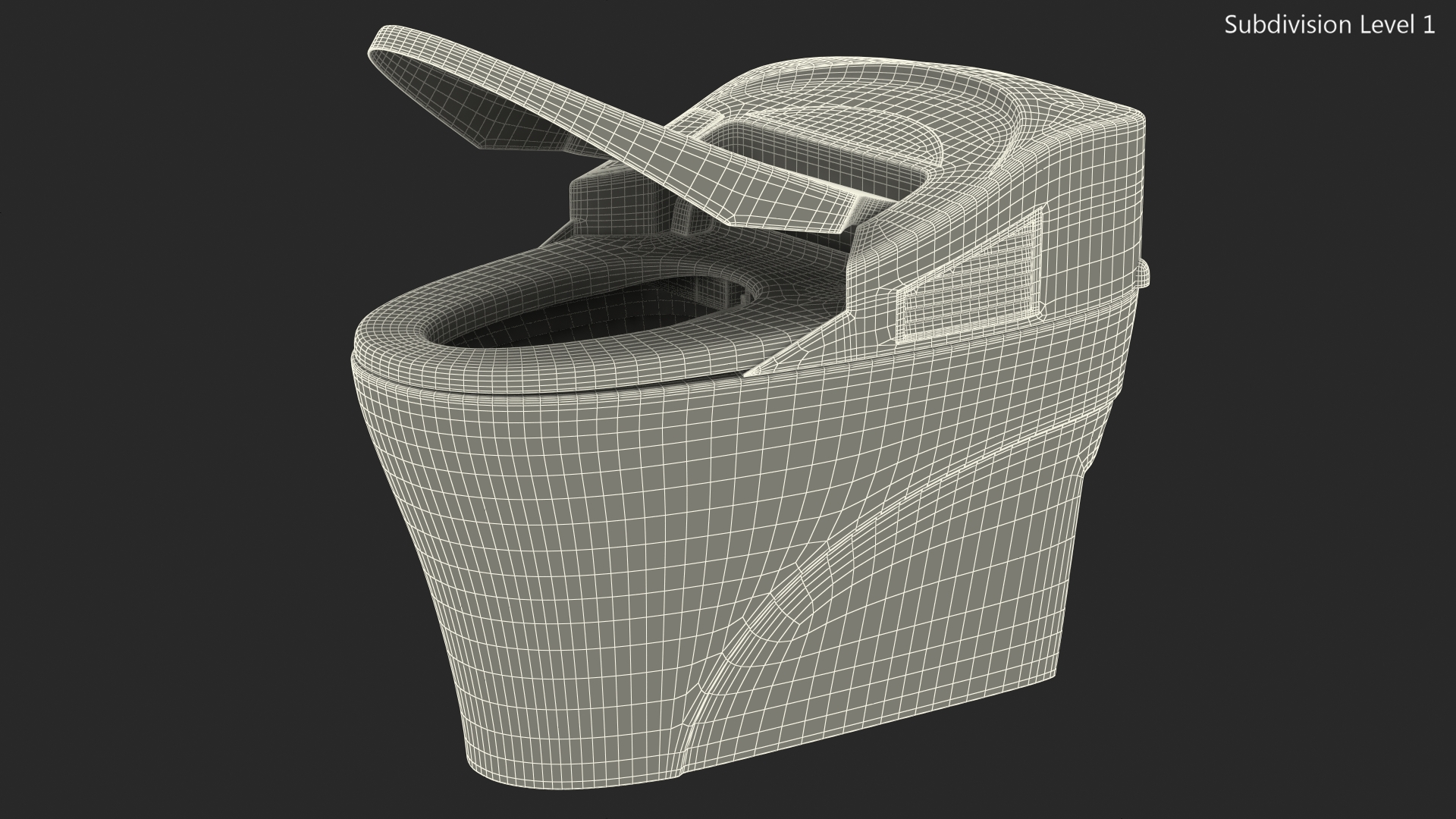 Ove Decors 735H Bidet Smart Toilet 3D model