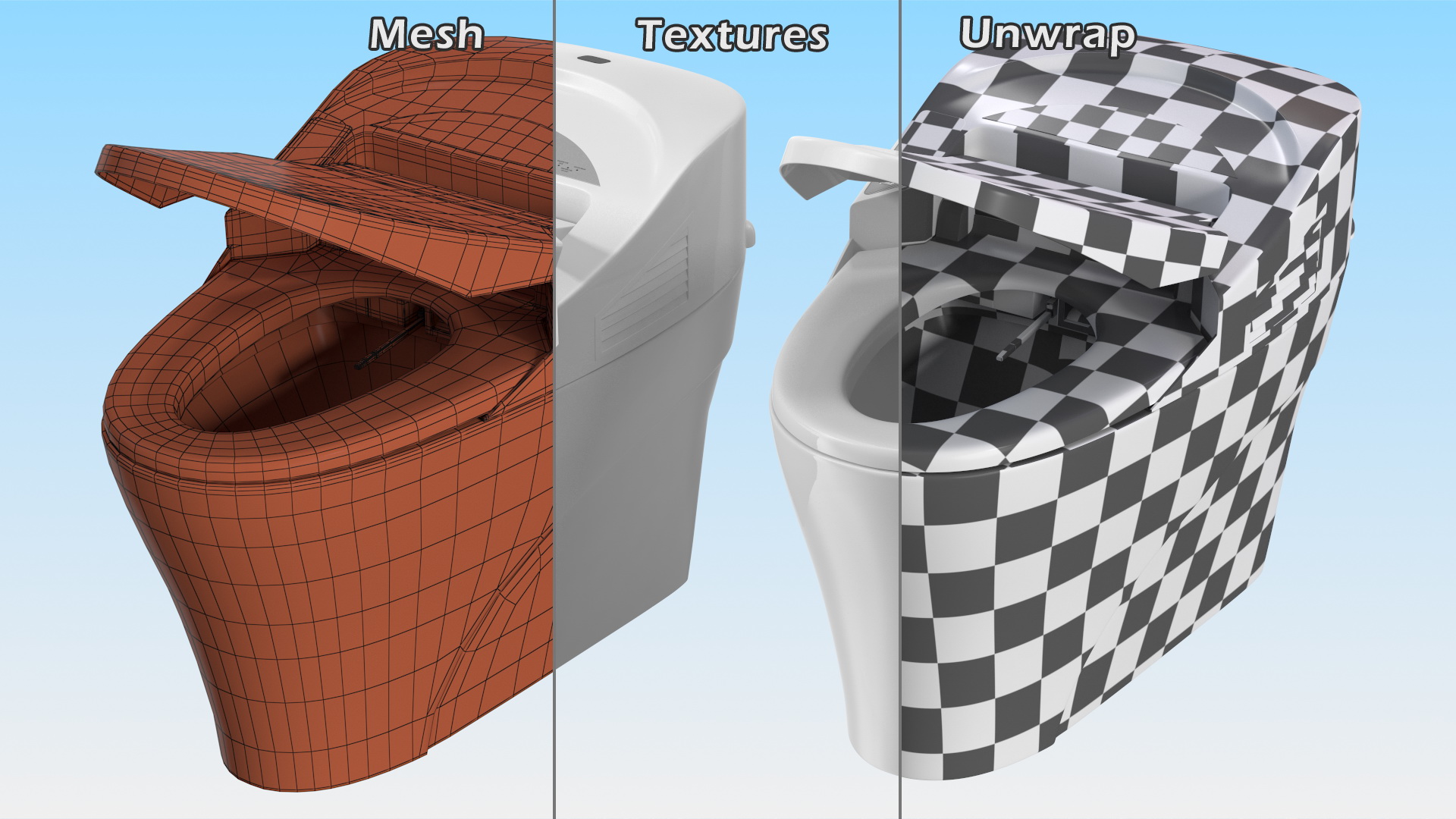 Ove Decors 735H Bidet Smart Toilet 3D model