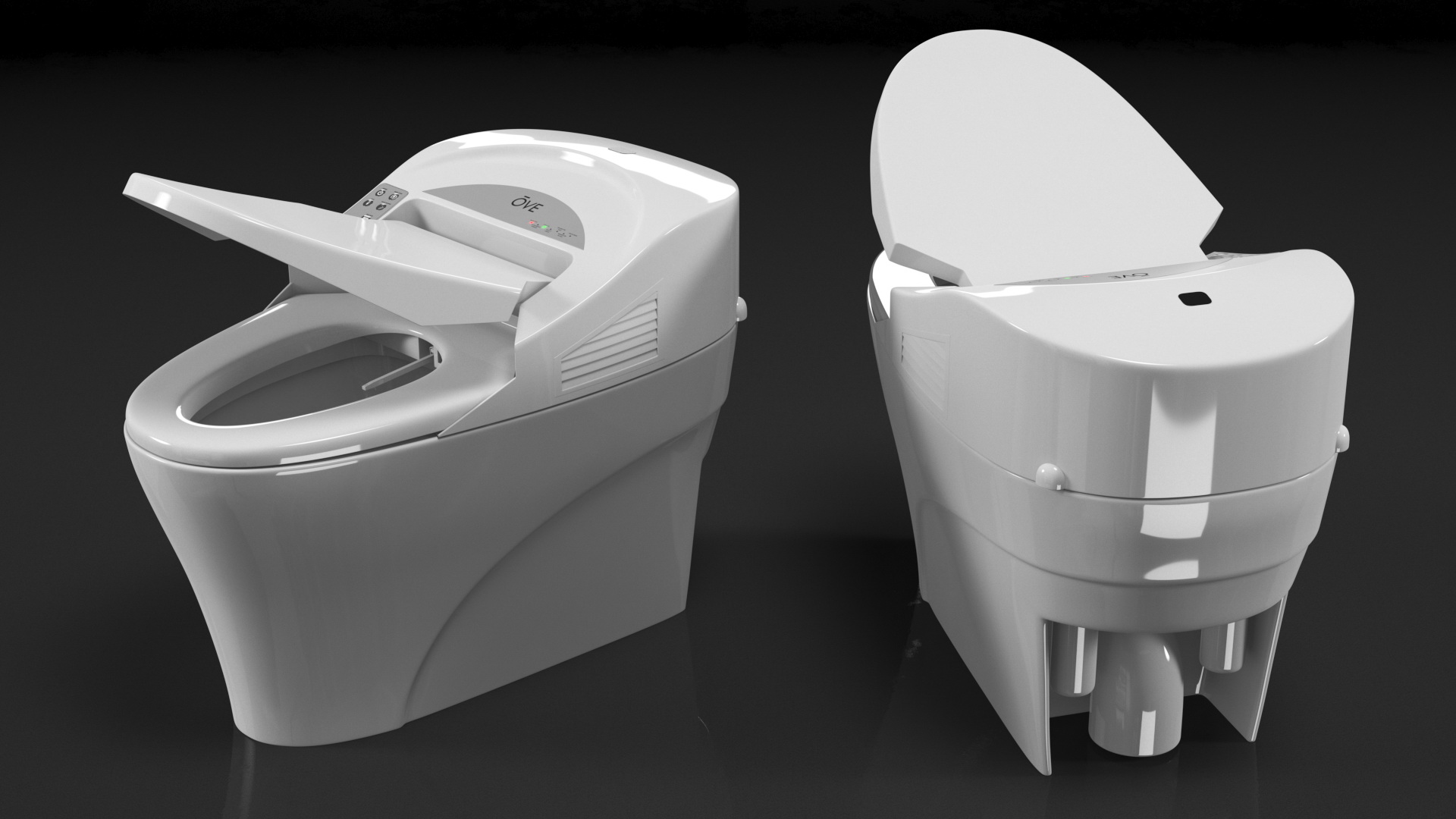 Ove Decors 735H Bidet Smart Toilet 3D model