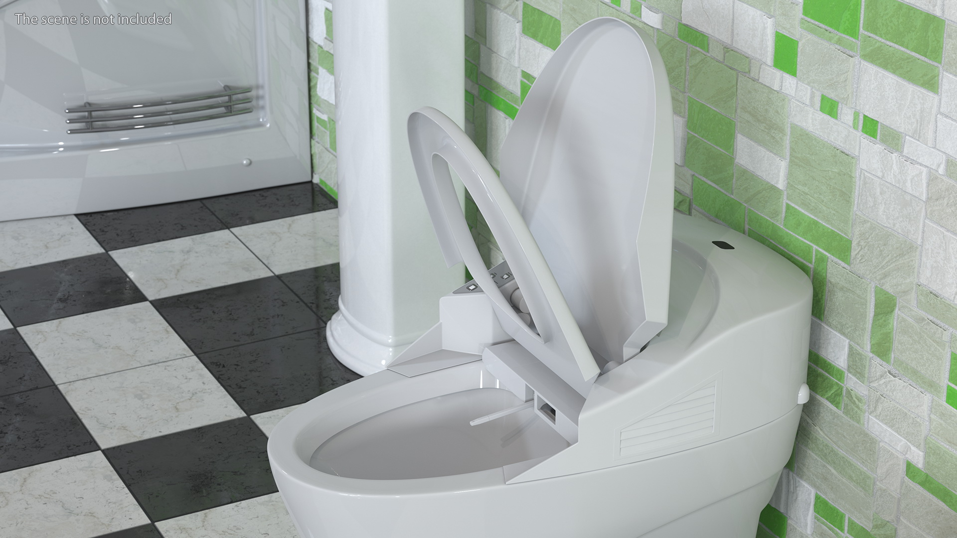 Ove Decors 735H Bidet Smart Toilet 3D model