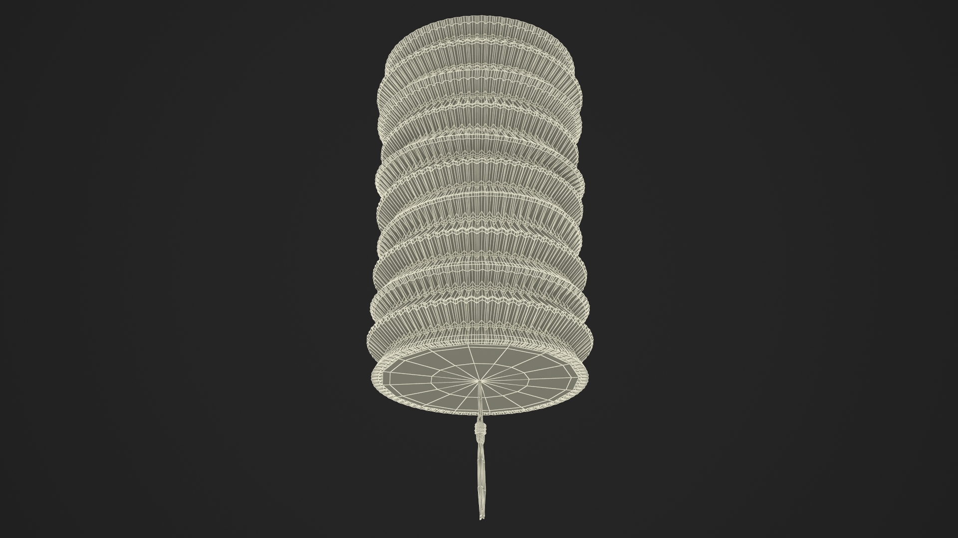 3D model Red Chinese Lantern Large