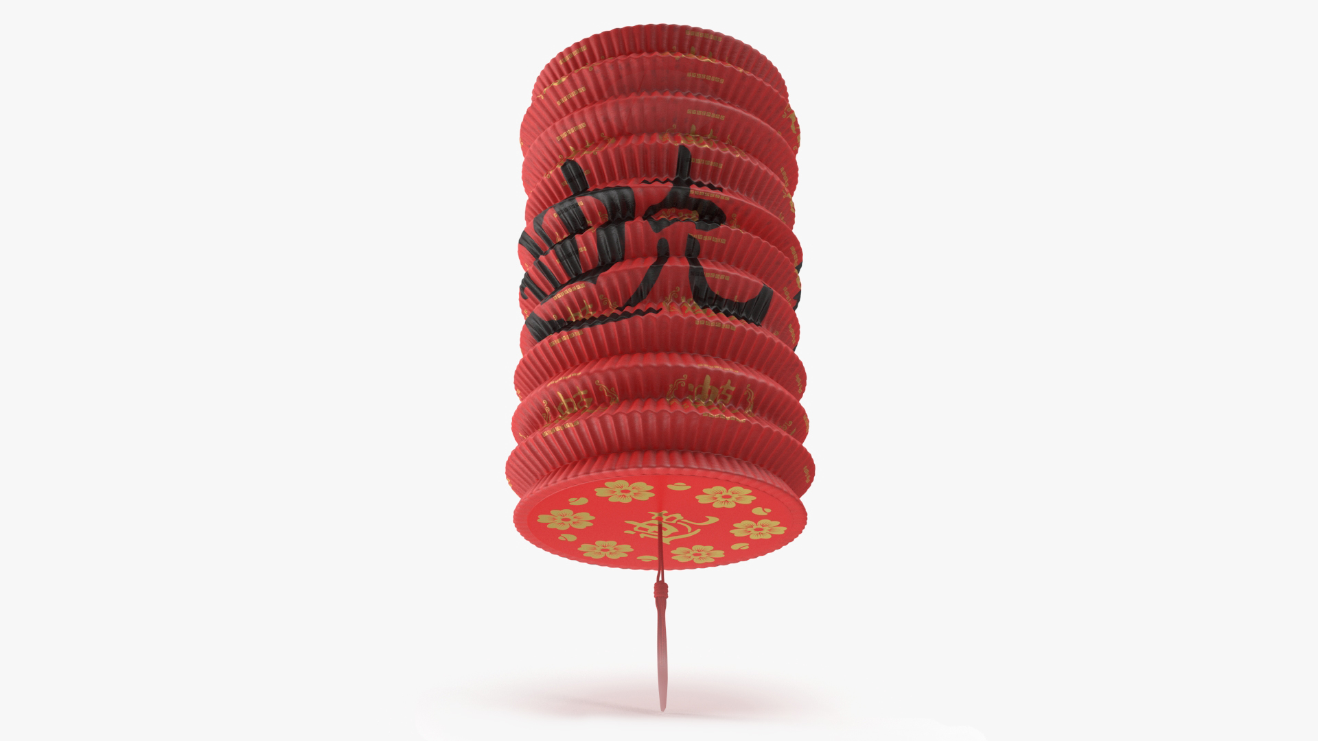 3D model Red Chinese Lantern Large