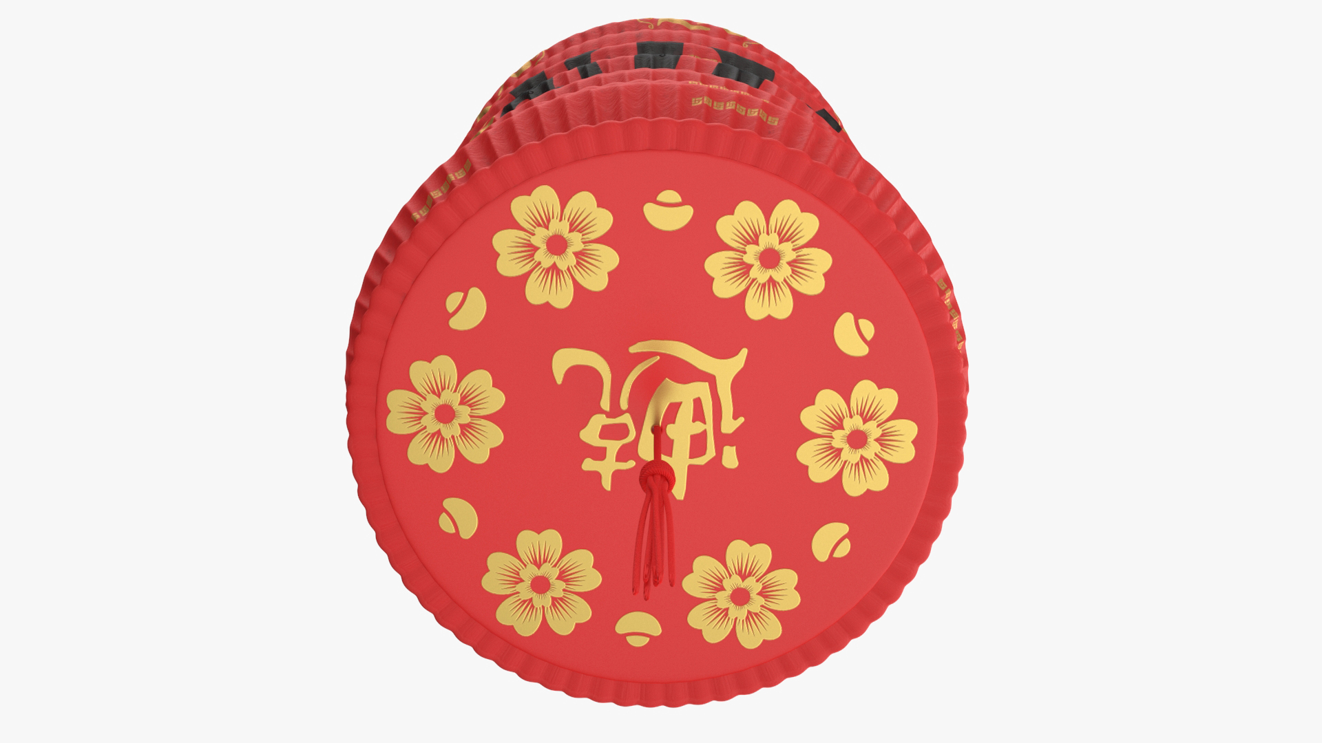 3D model Red Chinese Lantern Large