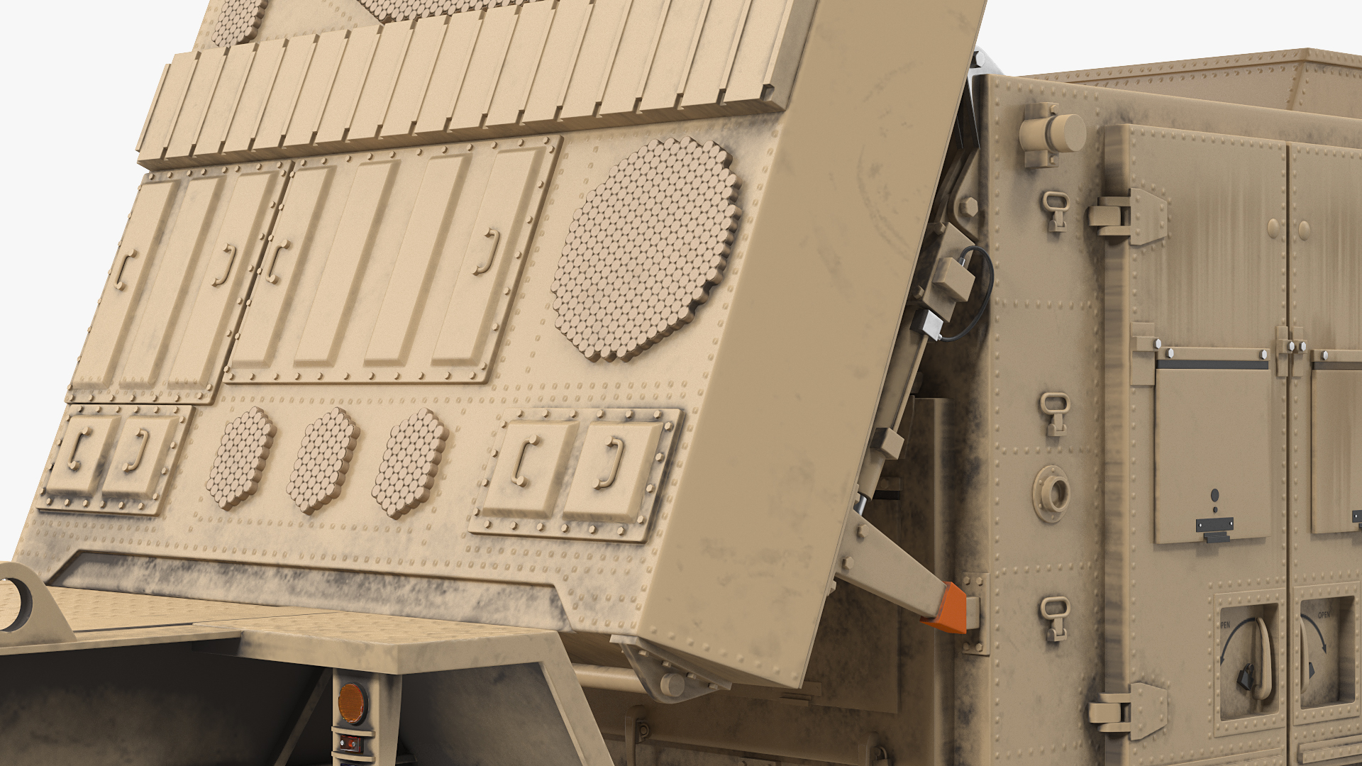 3D Patriot AN MPQ53 Radar Set Desert model