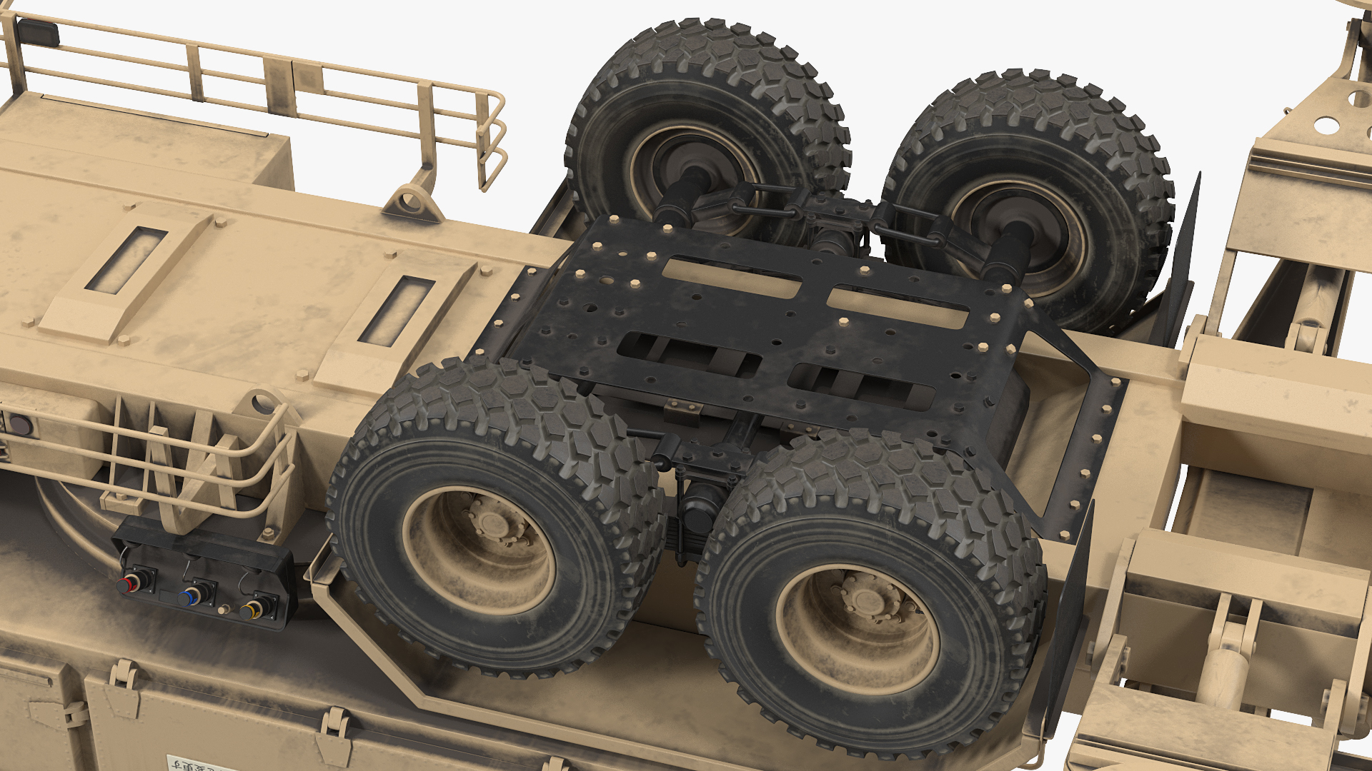 3D Patriot AN MPQ53 Radar Set Desert model