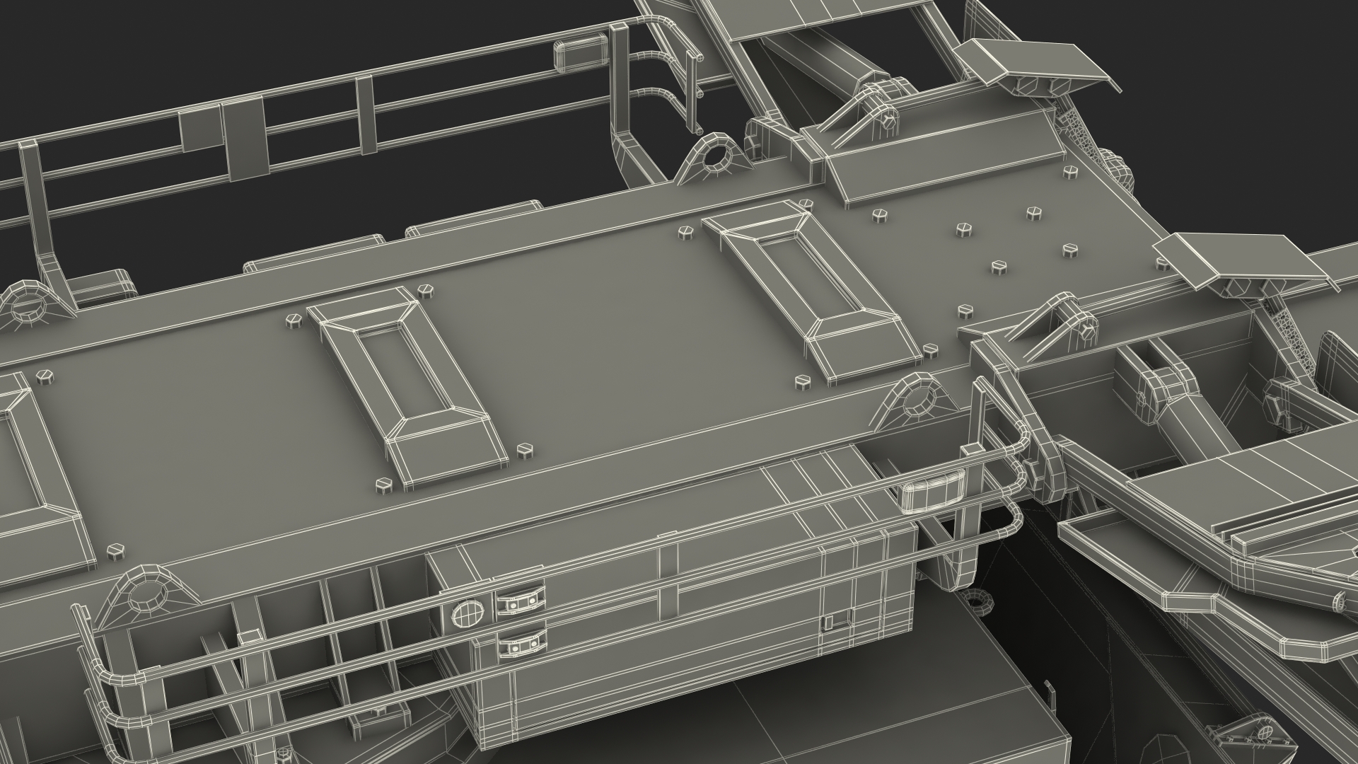 3D Patriot AN MPQ53 Radar Set Desert model