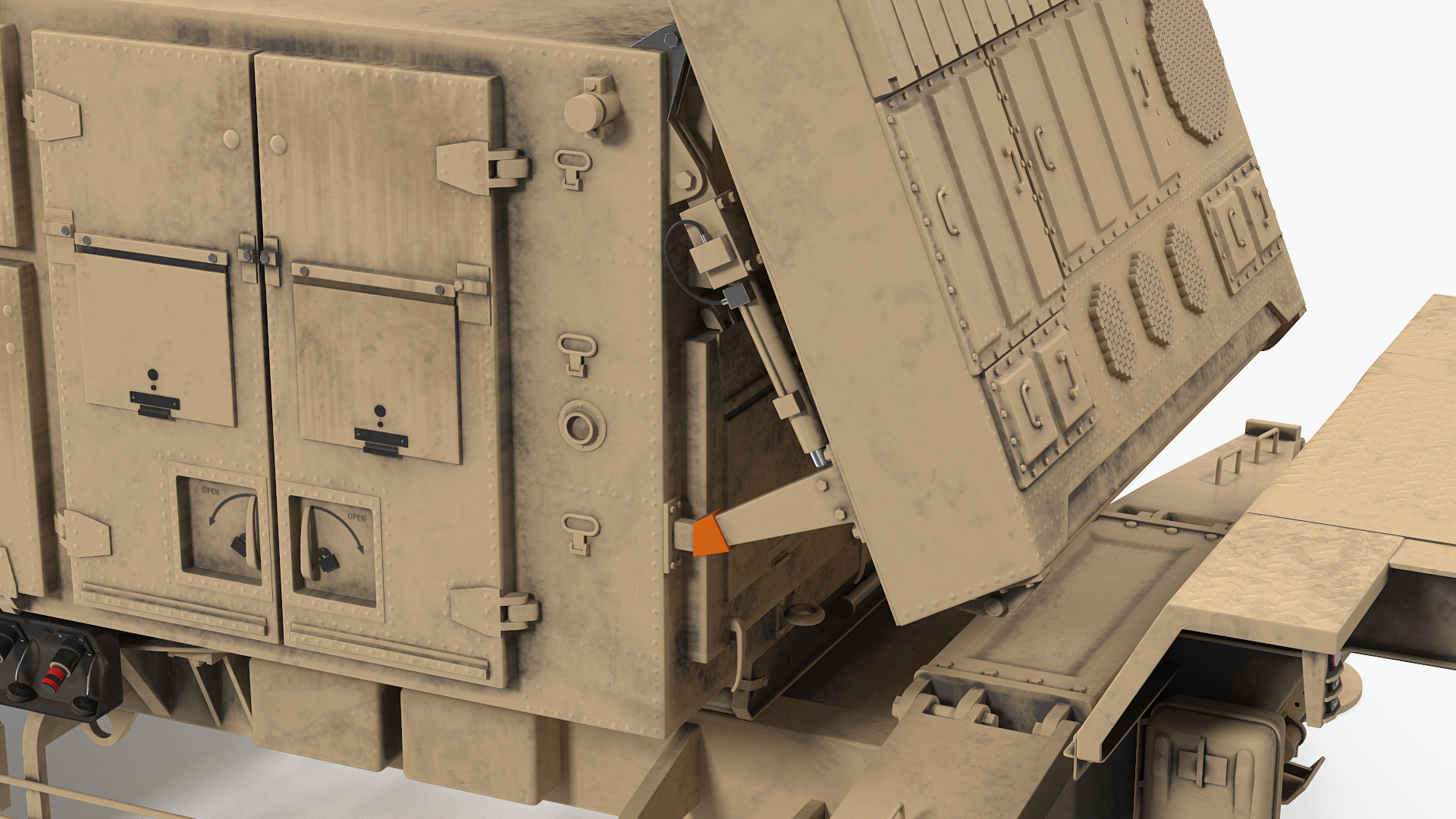 3D Patriot AN MPQ53 Radar Set Desert model