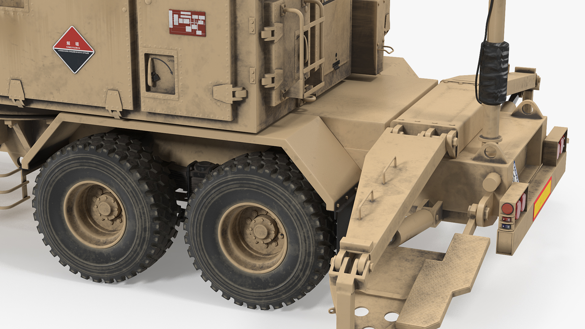 3D Patriot AN MPQ53 Radar Set Desert model