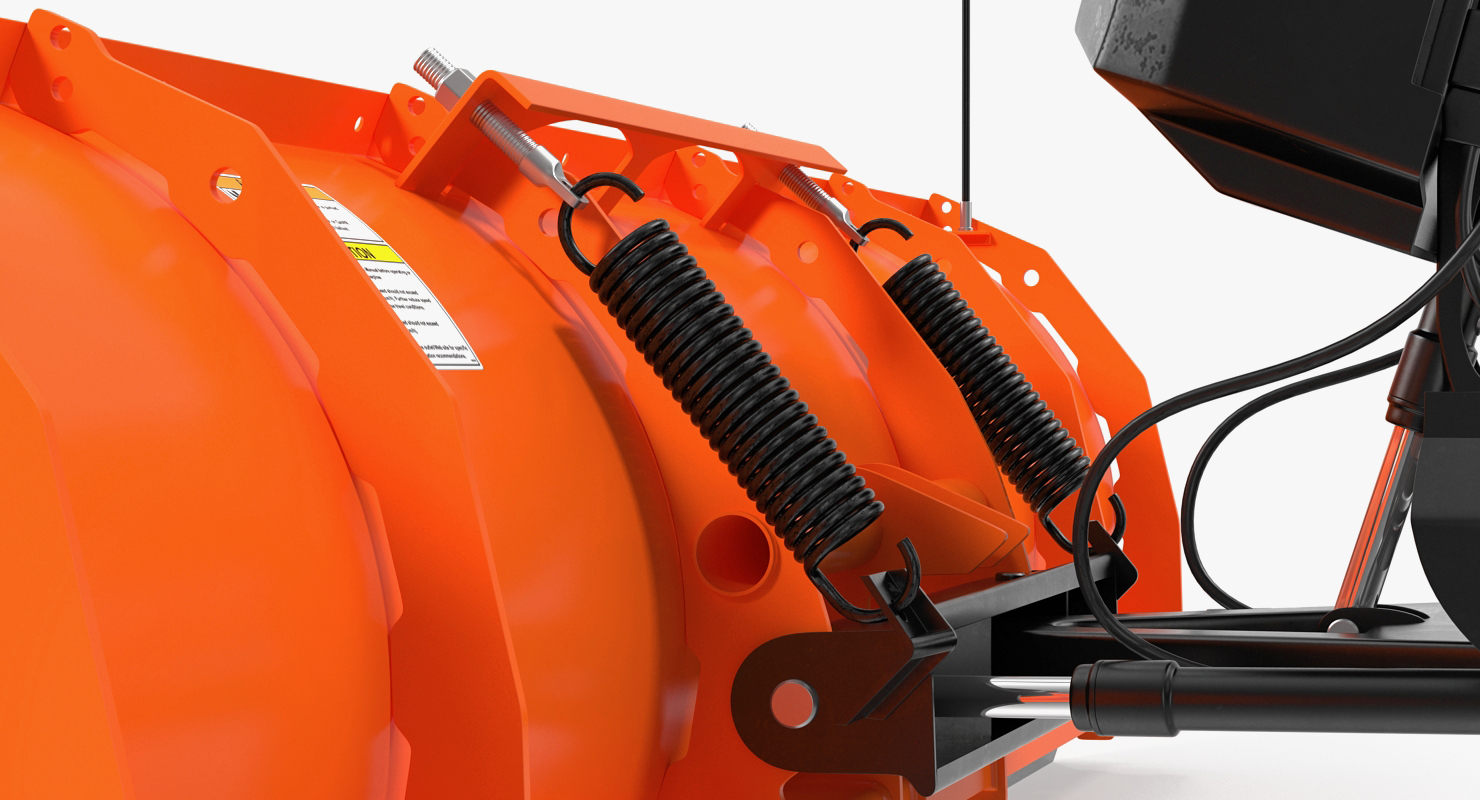 3D model Snowplow Rigged