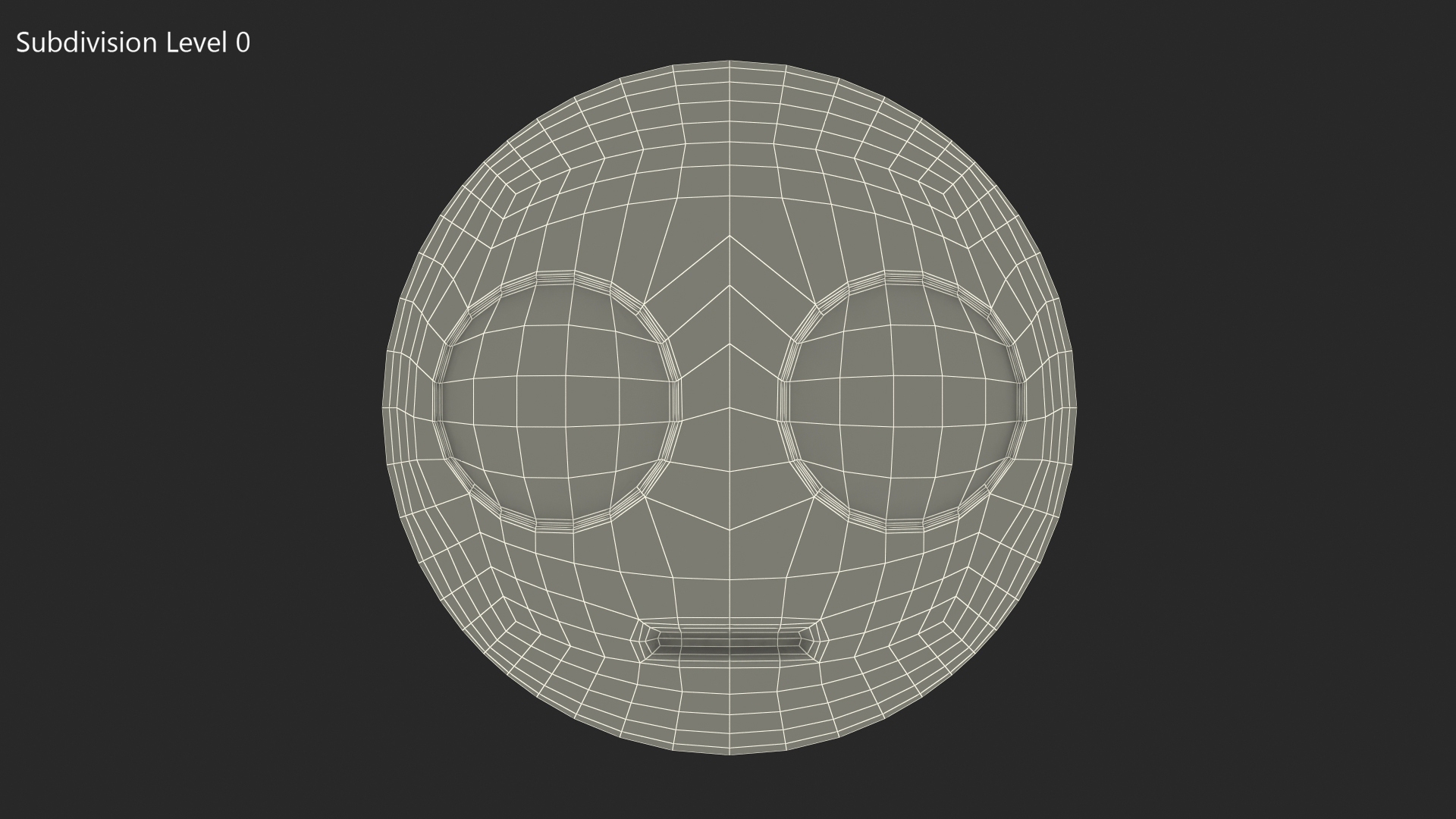 Eye Roll Emoji 3D model
