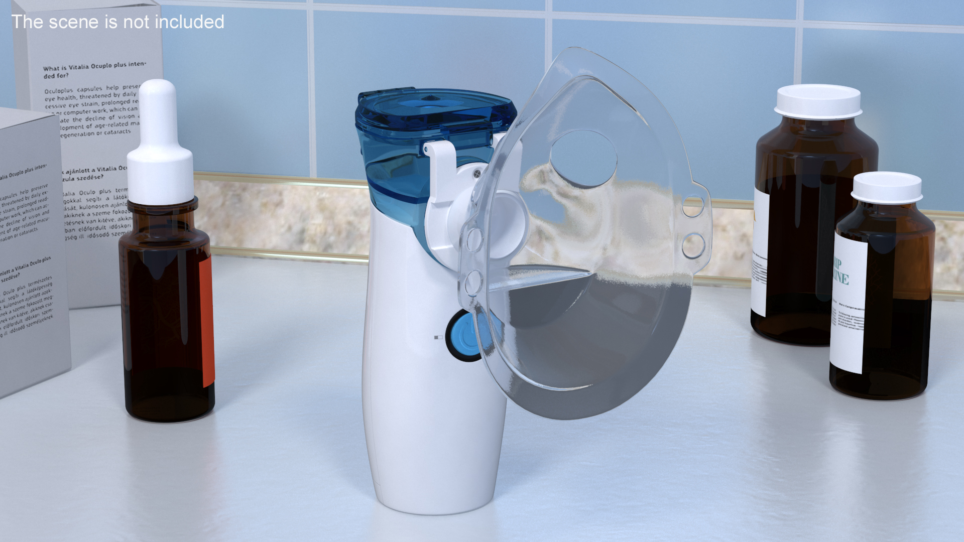 3D Portable Nebulizer with Mask Inhaler