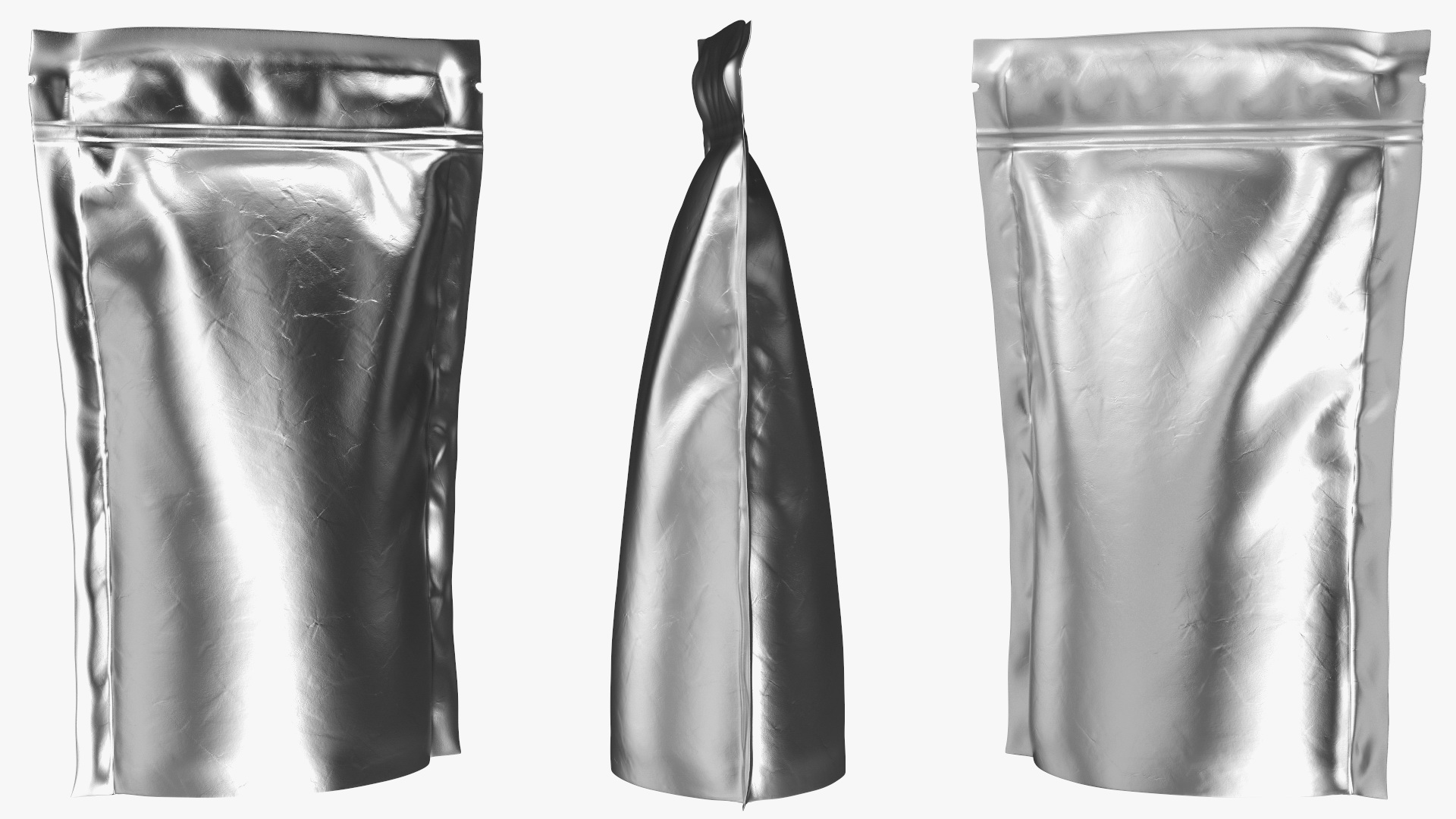 3D model Doy Pack With Zipper Foil