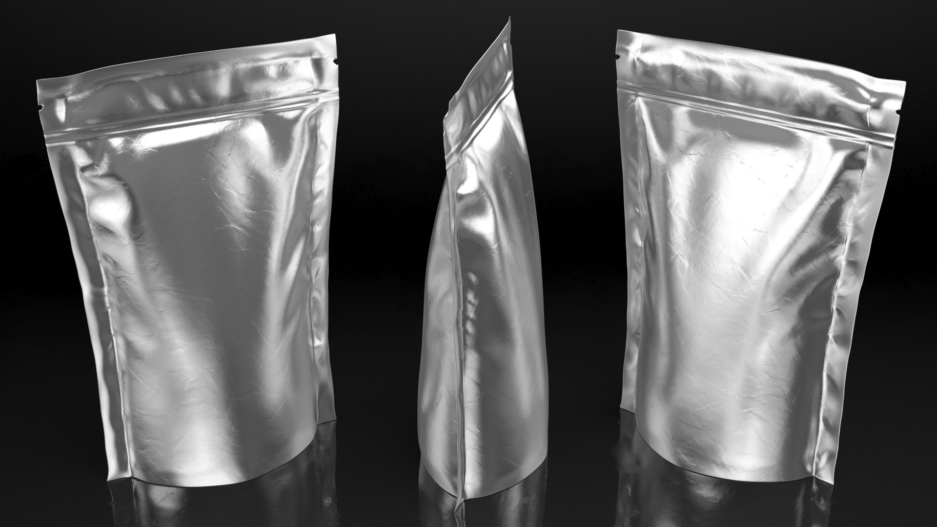 3D model Doy Pack With Zipper Foil