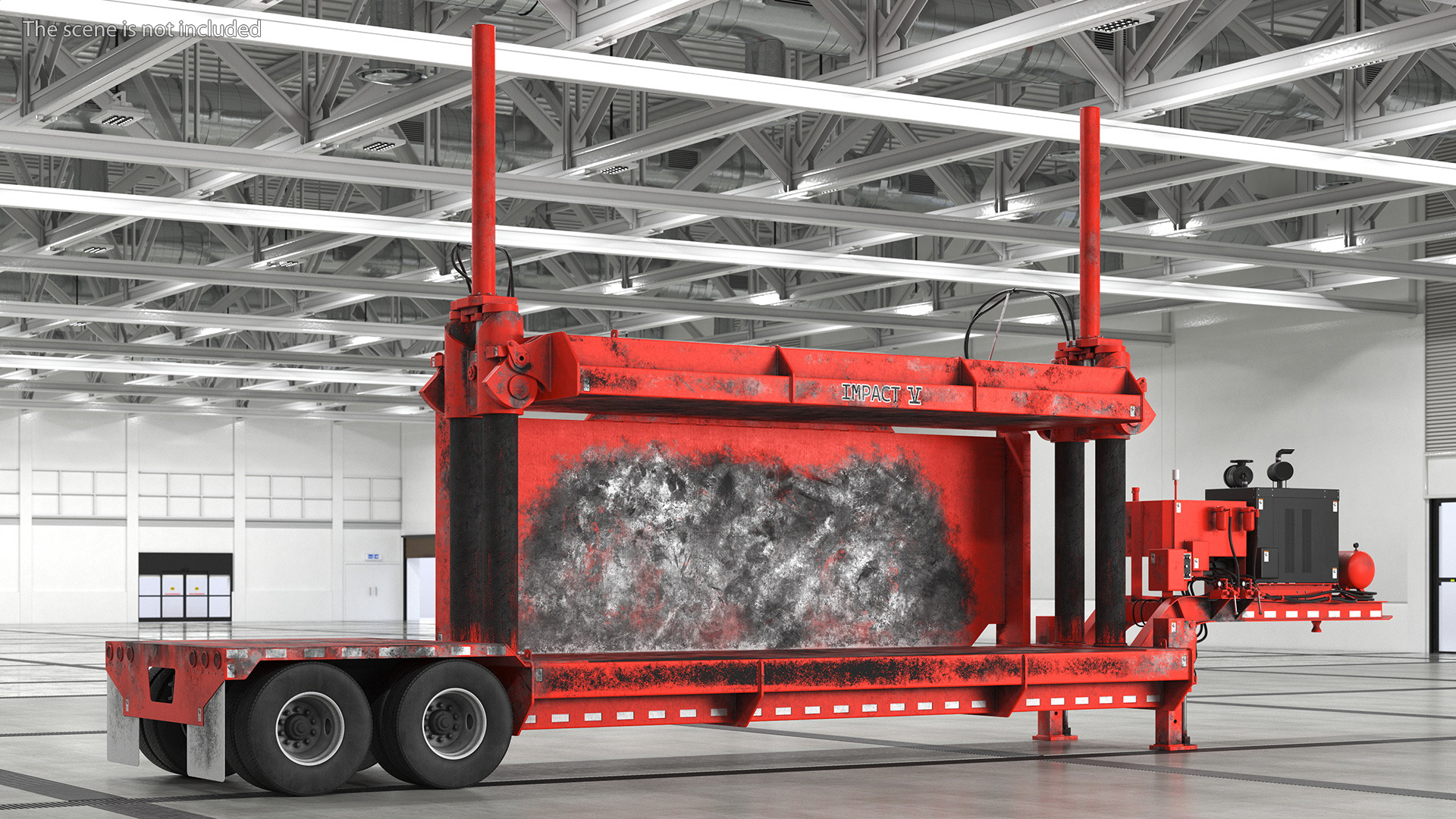 3D Worn Portable Car Press Impact 5 Red
