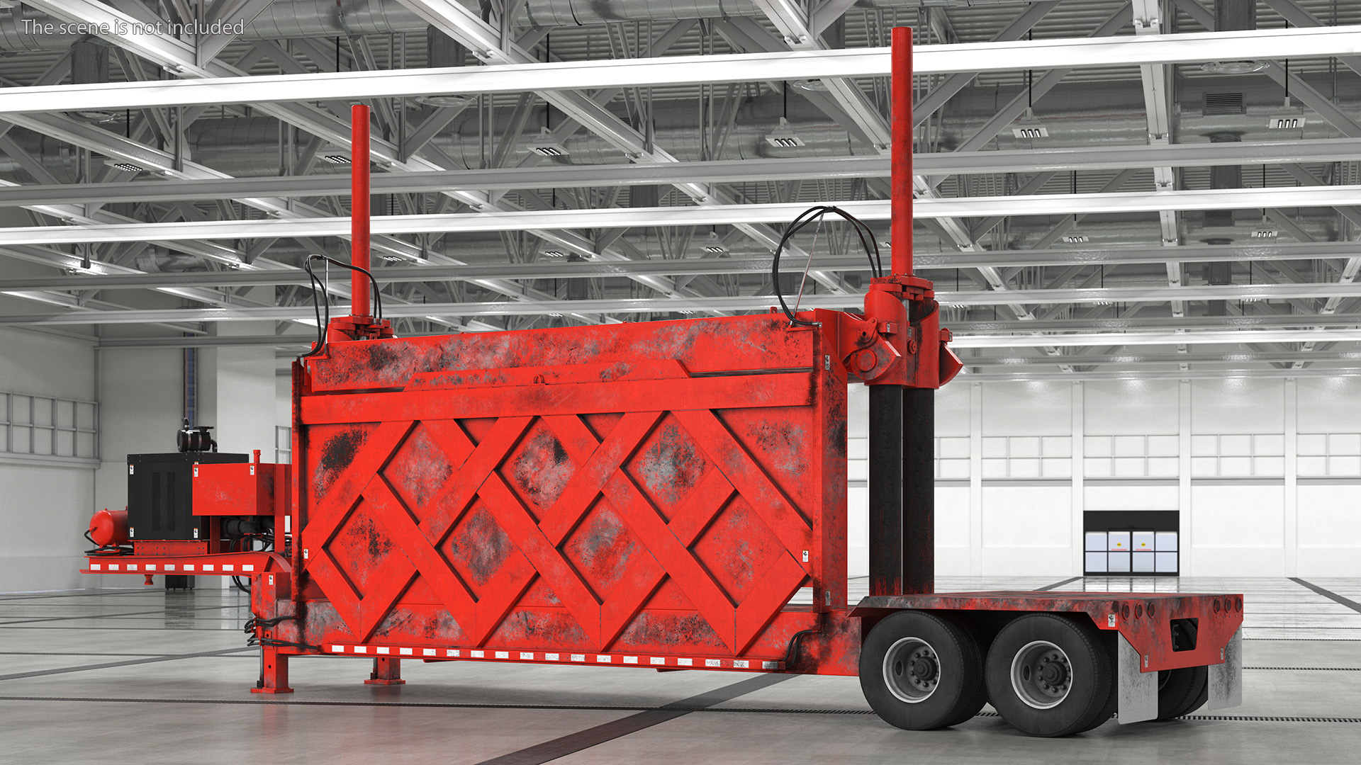 3D Worn Portable Car Press Impact 5 Red