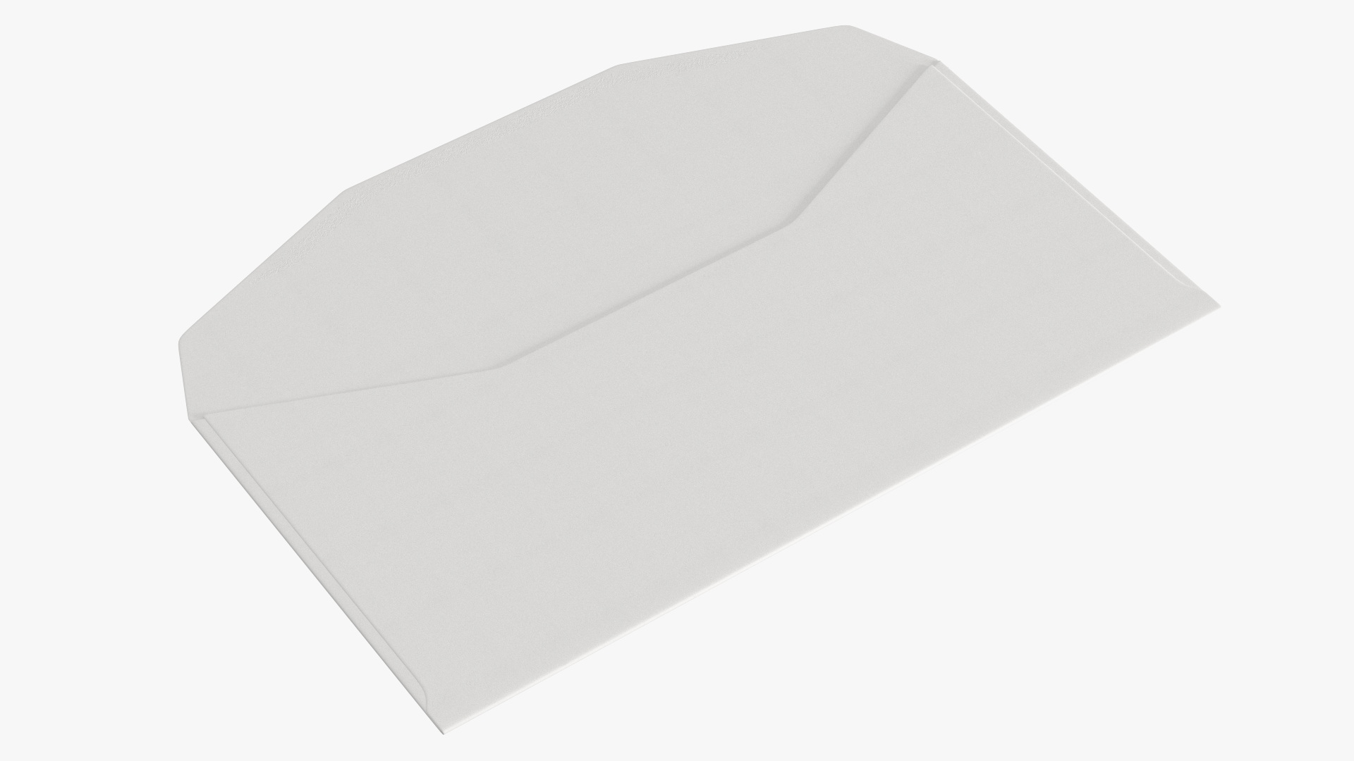 3D model Trapezium Envelope White Paper
