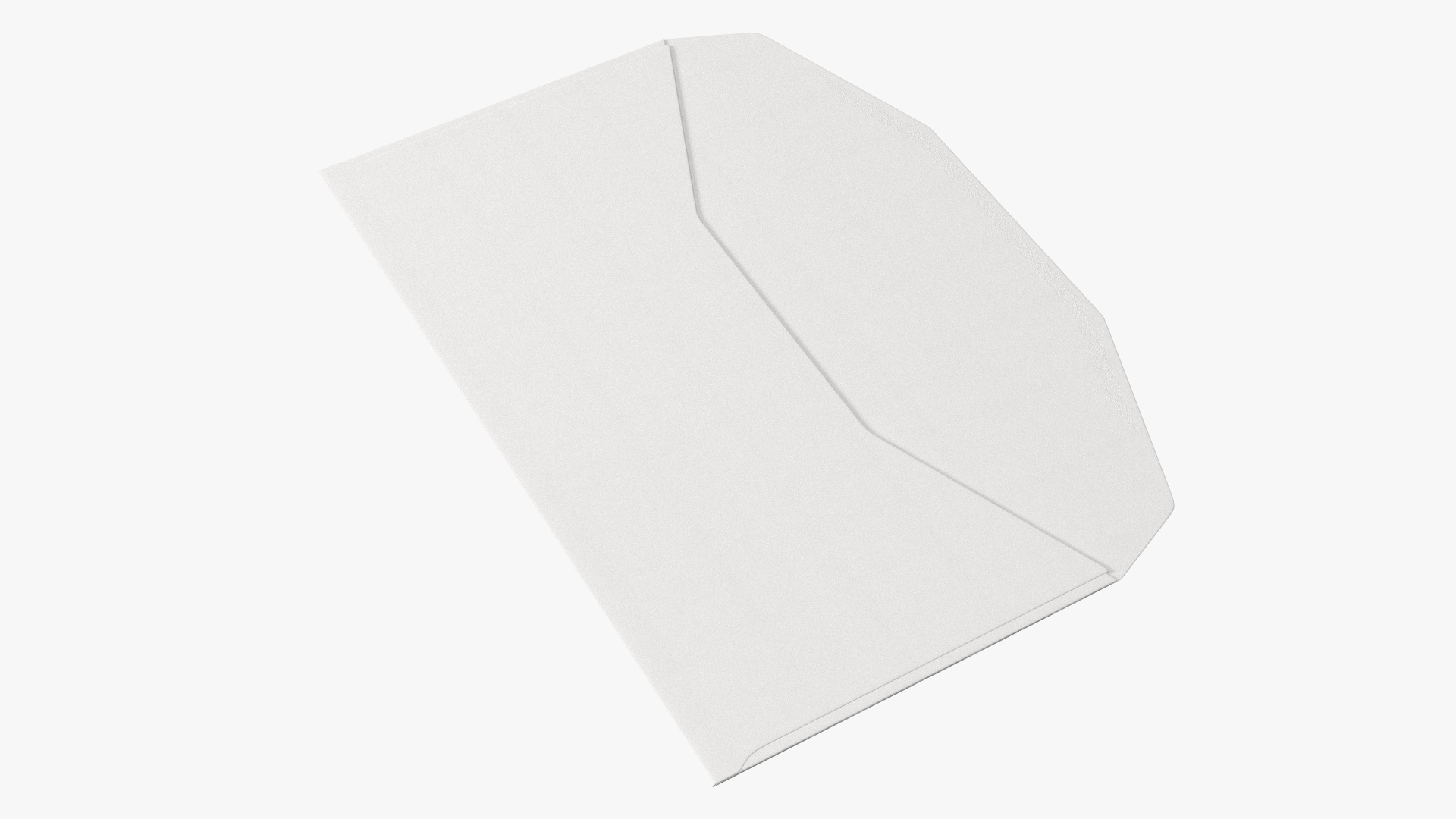 3D model Trapezium Envelope White Paper