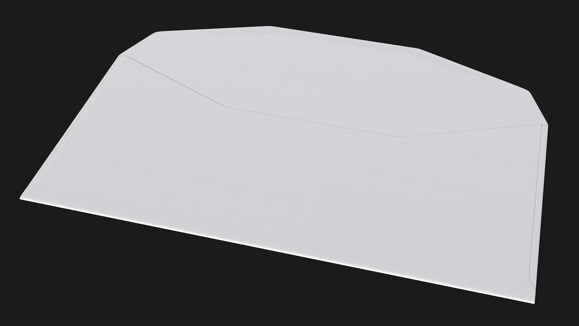 3D model Trapezium Envelope White Paper