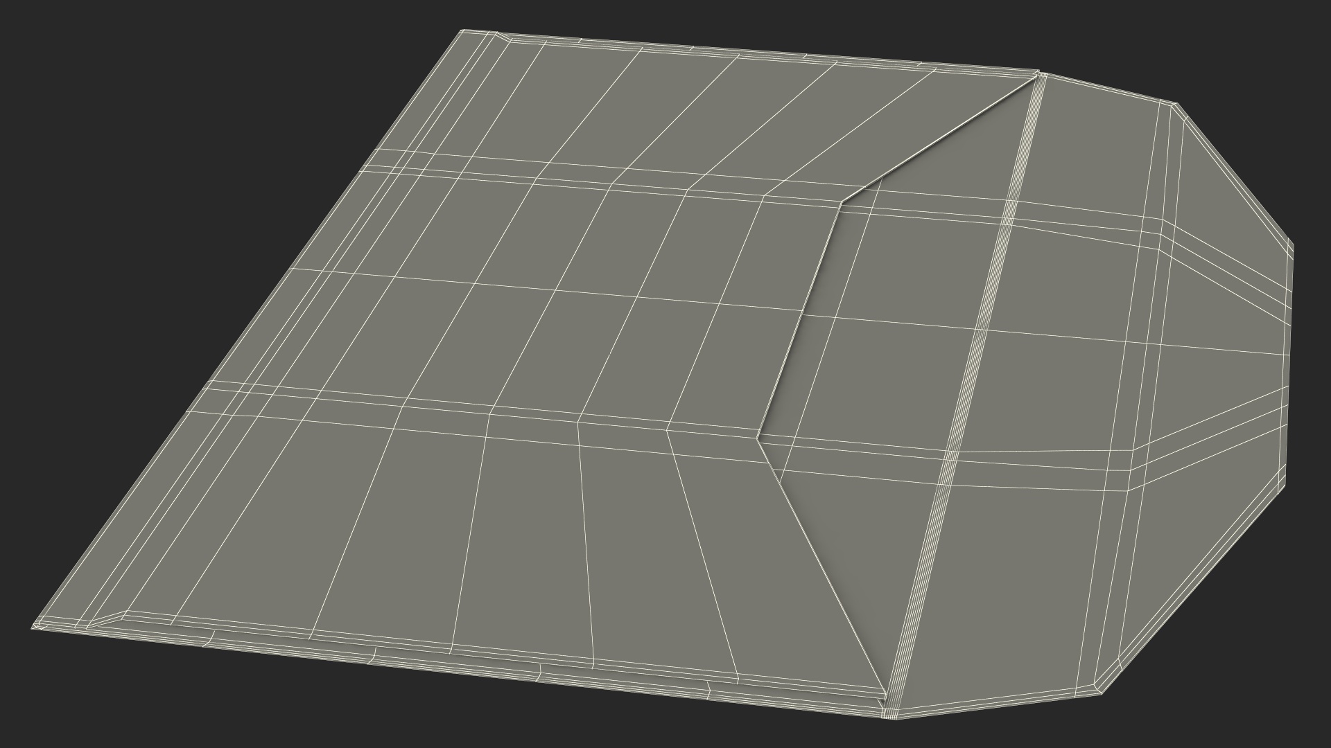 3D model Trapezium Envelope White Paper