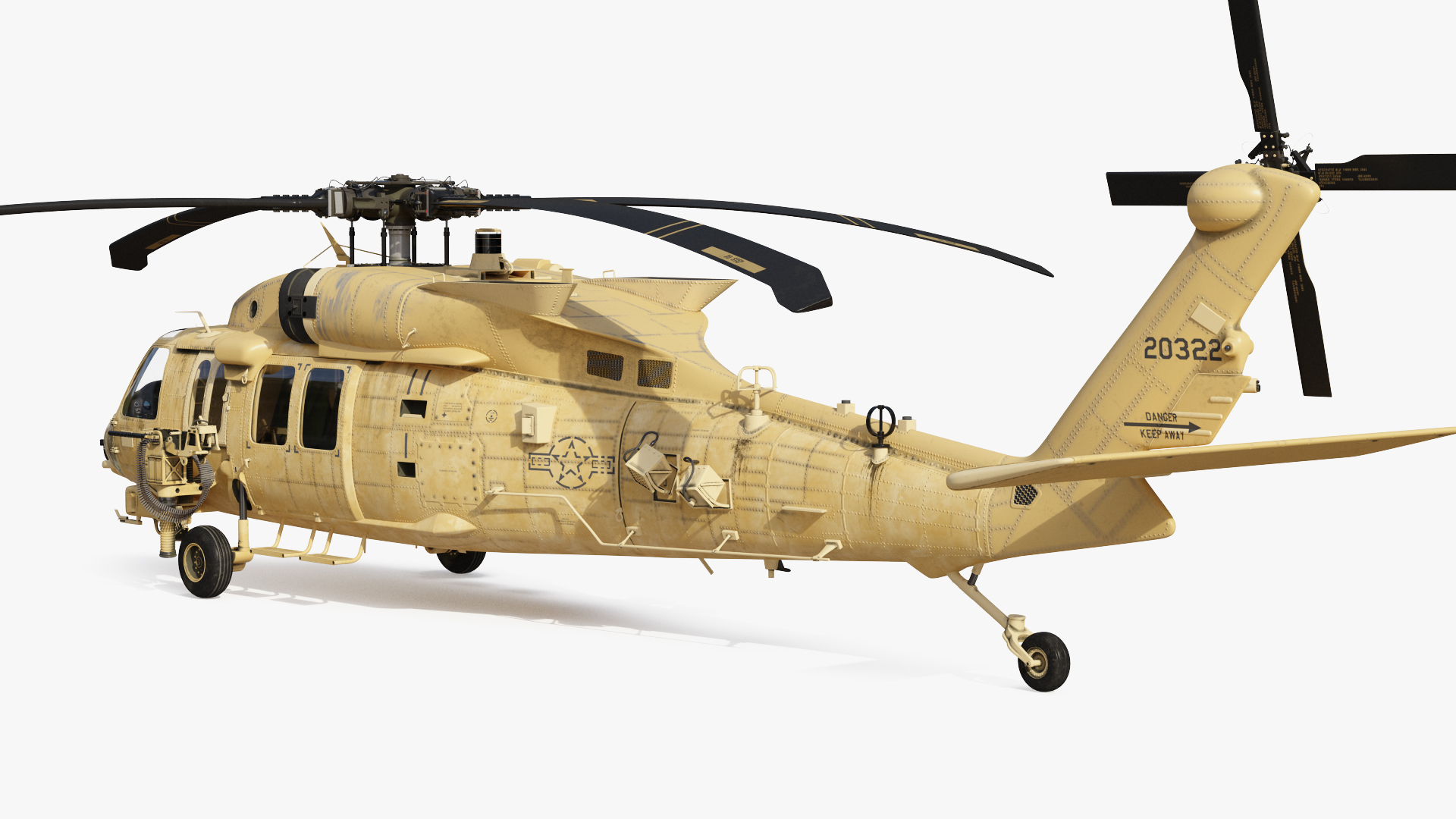 3D model Sikorsky HH60 Pave Hawk Desert
