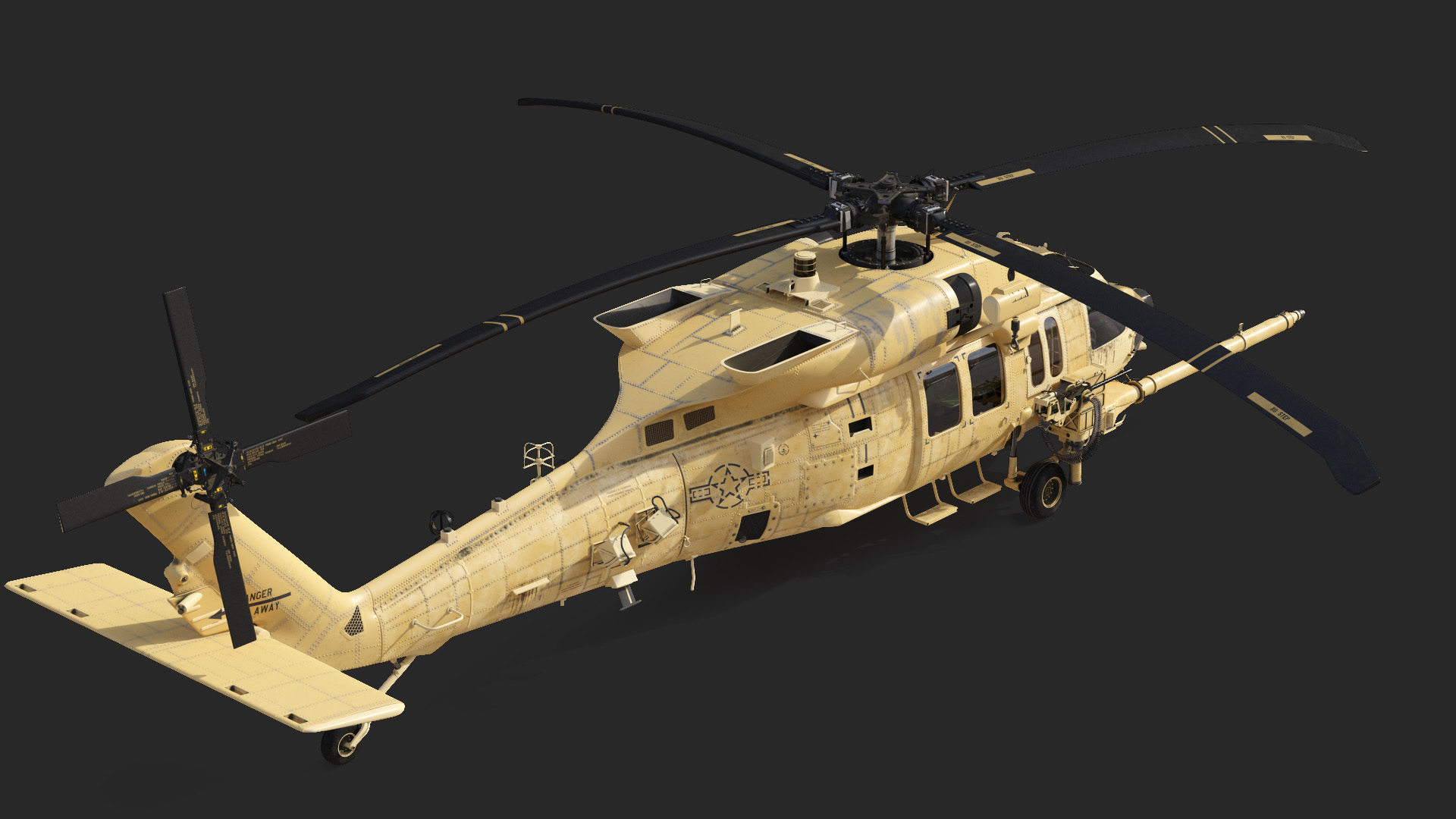 3D model Sikorsky HH60 Pave Hawk Desert