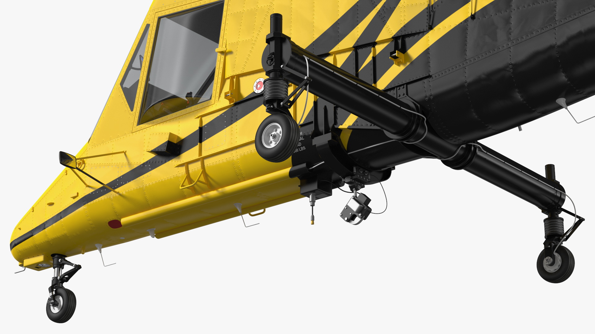 Kaman K Max Medium Lift Helicopter 3D model