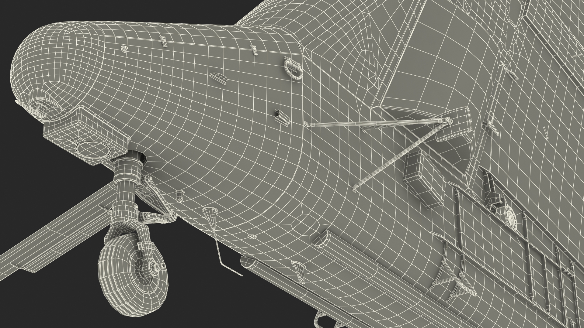 Kaman K Max Medium Lift Helicopter 3D model