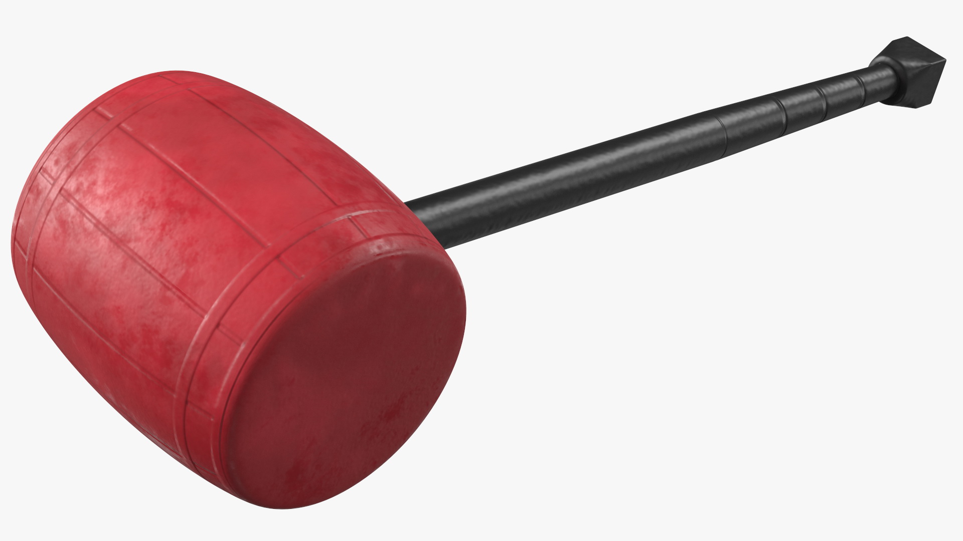 Modern High Striker Machine Switched On 3D model