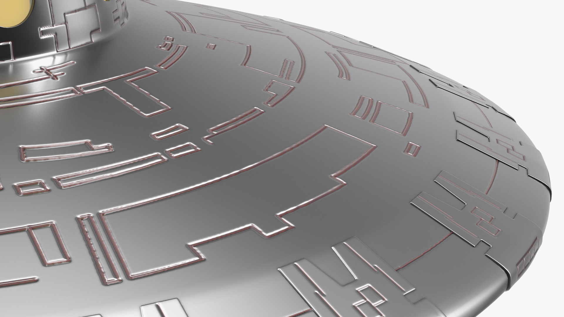 UFO Retro Ship Kidnaps 3D