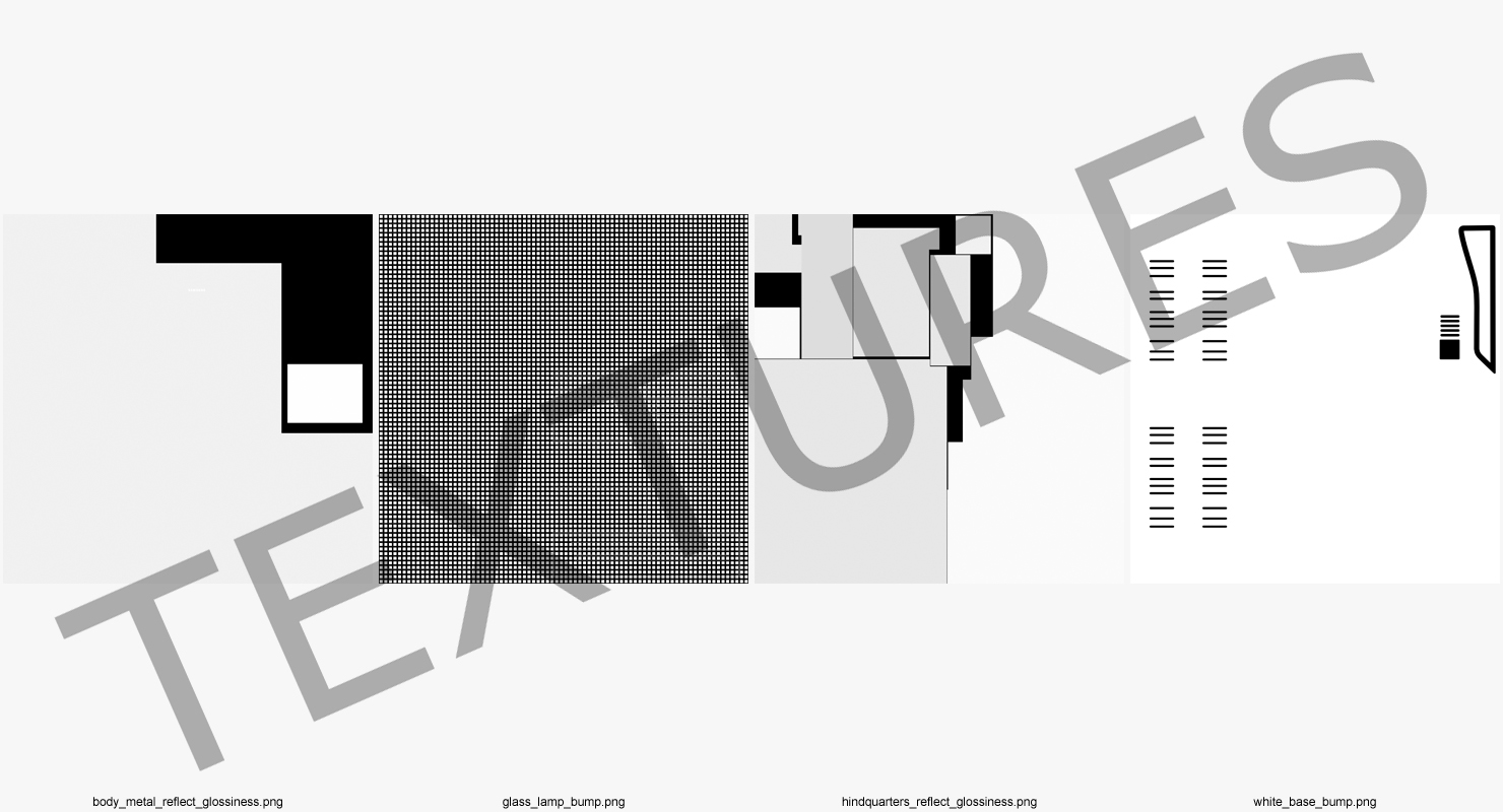 3D Refrigerator Side By Side Generic model