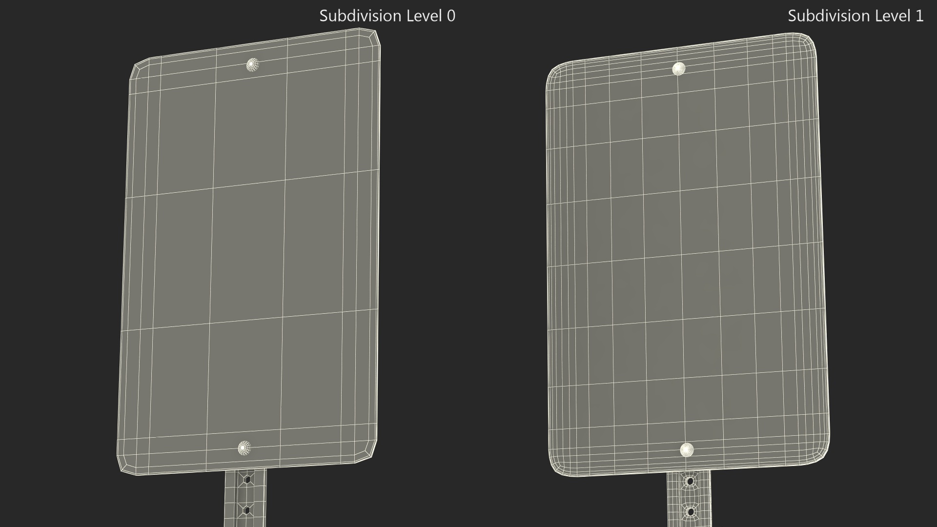 3D No Parking Traffic Sign model