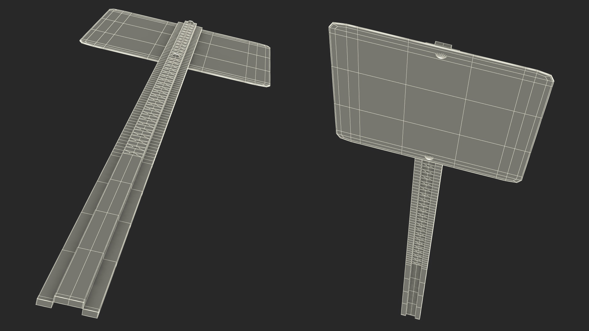 3D No Parking Traffic Sign model