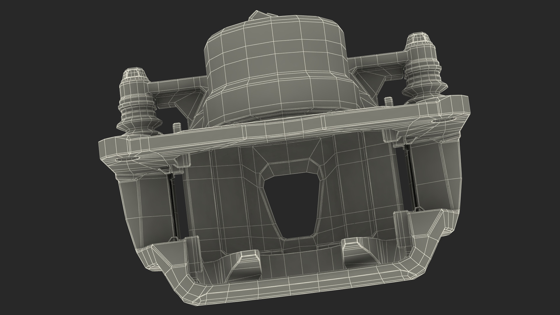 3D A-Premium Brake Caliper model