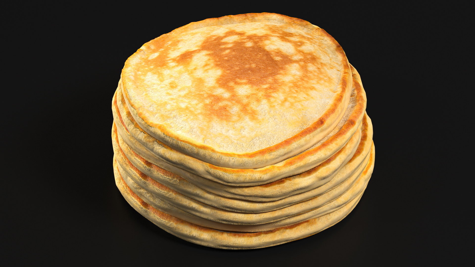 Seven Pancakes 3D model