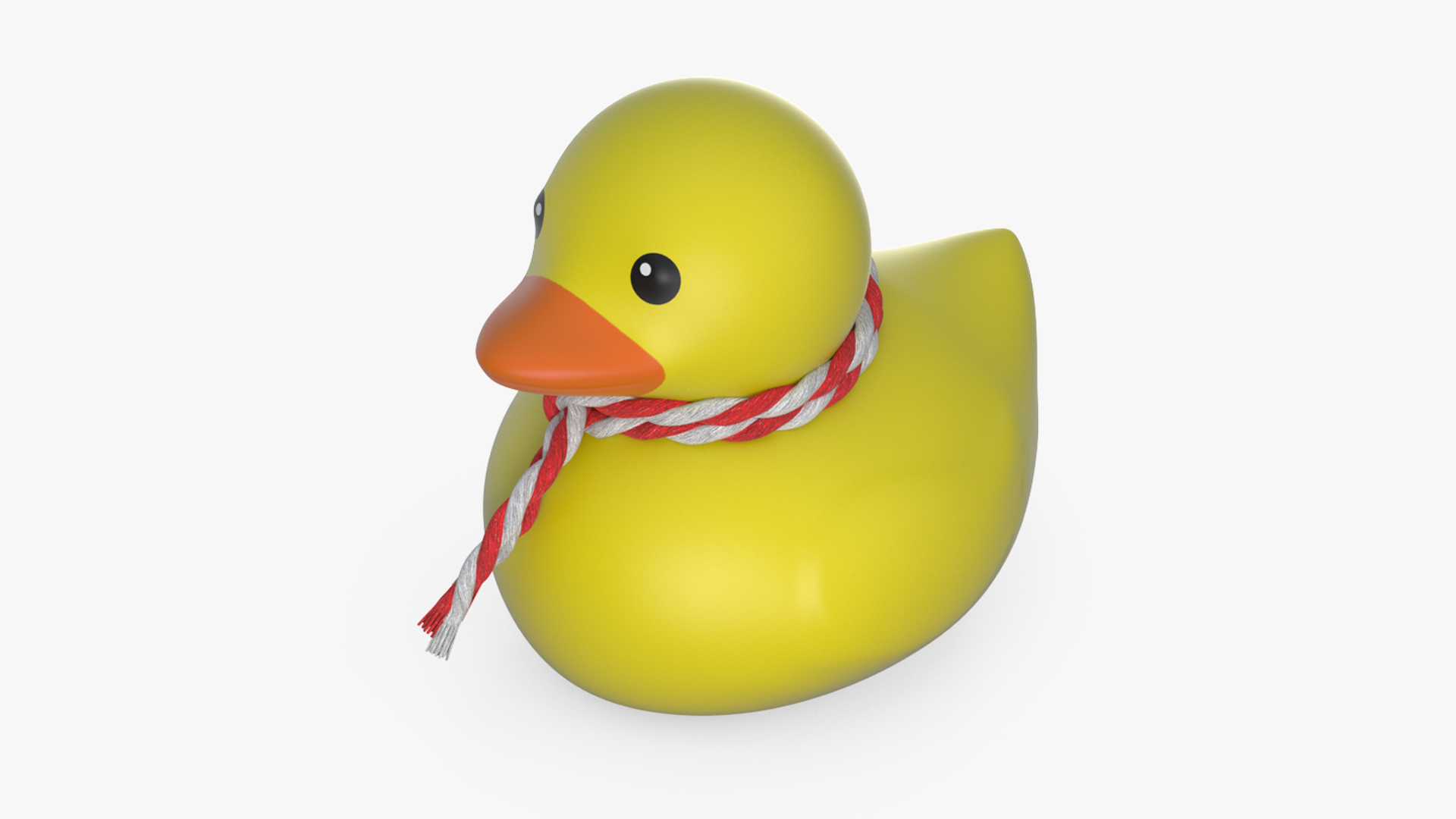 3D model Scarf Red for Rubber Duck