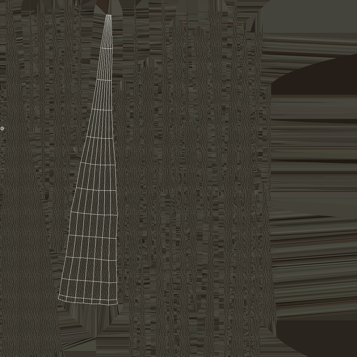 LowPoly Spruce Trees Set Dark Green - view 10