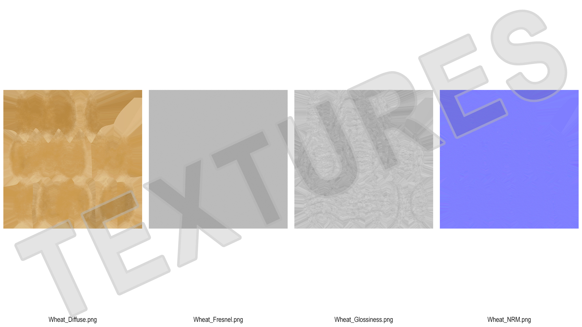 3D Wheat Grain Pile