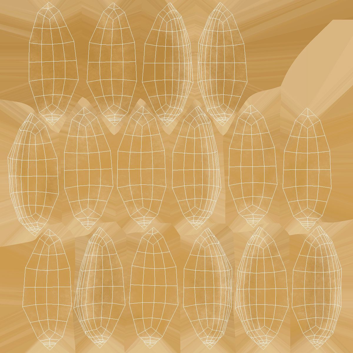 3D Wheat Grain Pile