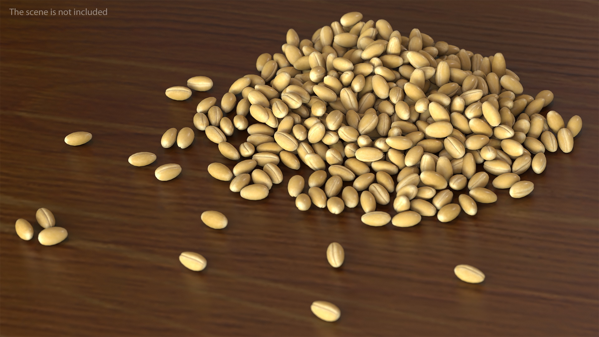 3D Wheat Grain Pile