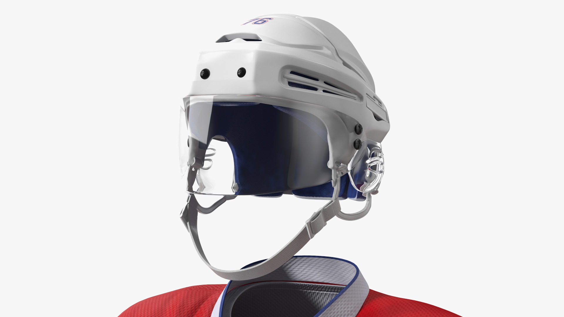 3D Ice Hockey Player Gear Set