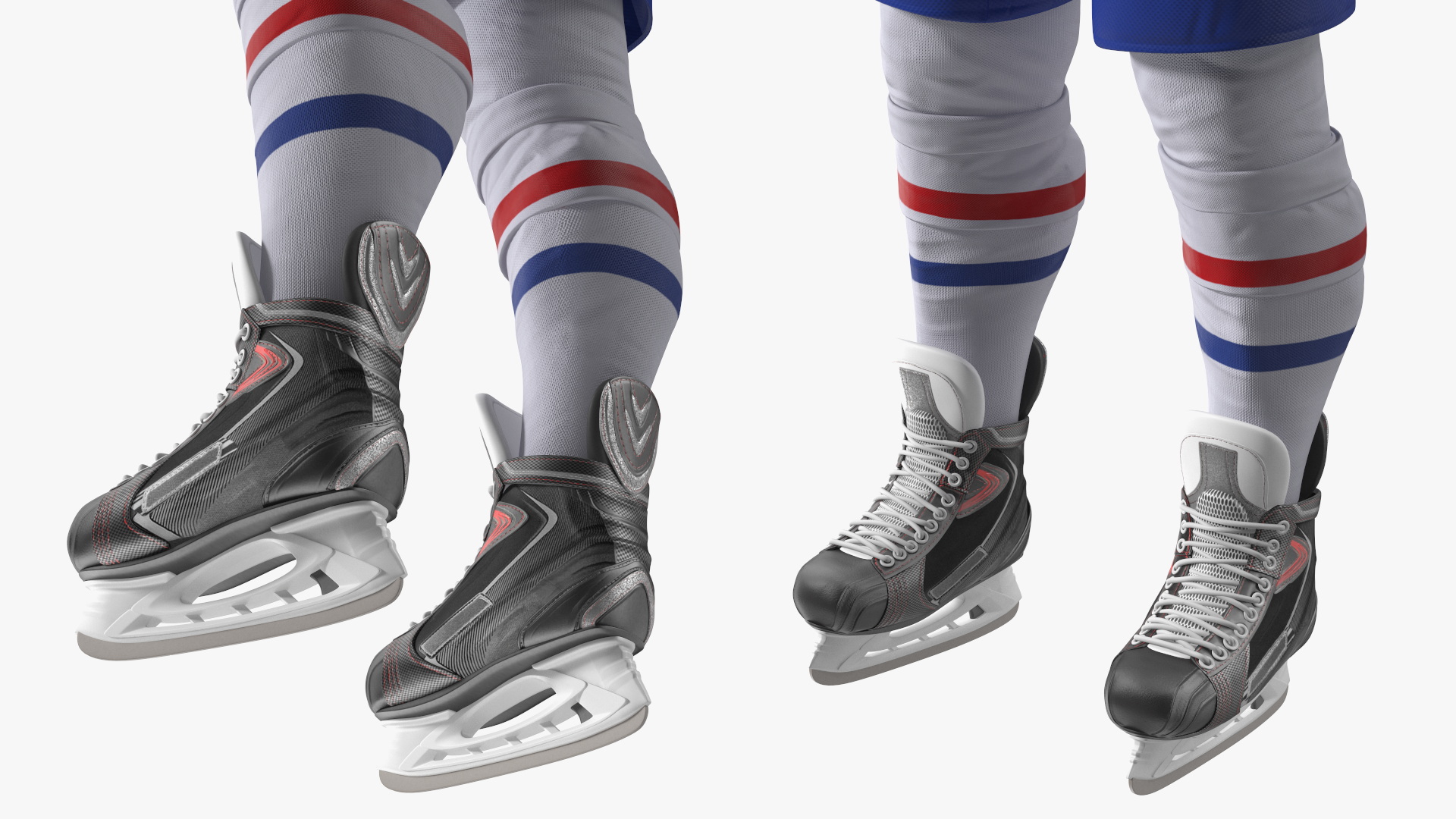 3D Ice Hockey Player Gear Set