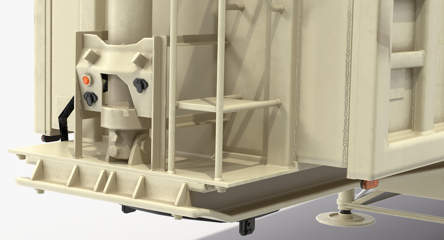 3D Harvester Combine with Trailer Generic model