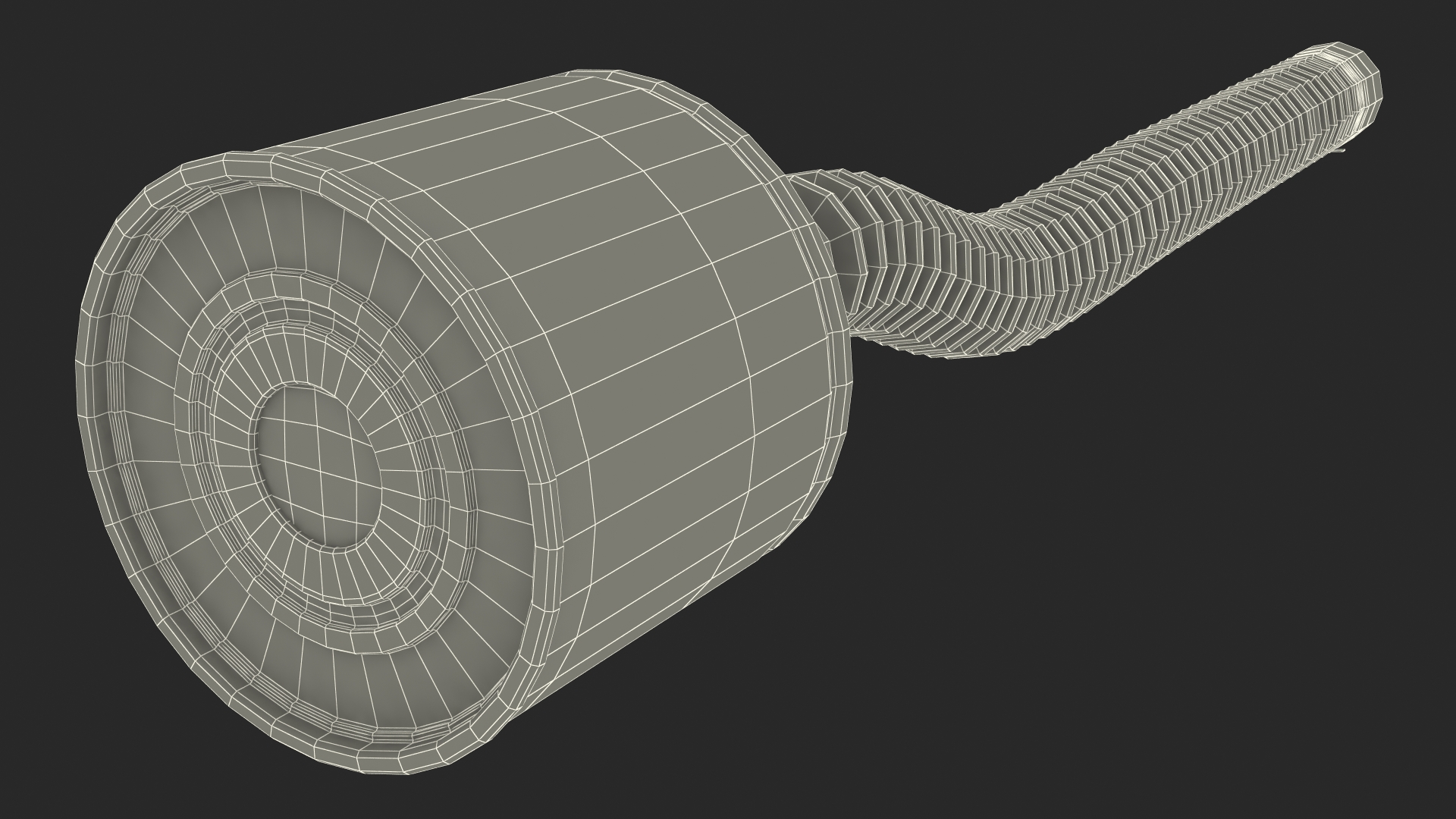 Filter Canister with Long Hose Rigged 3D