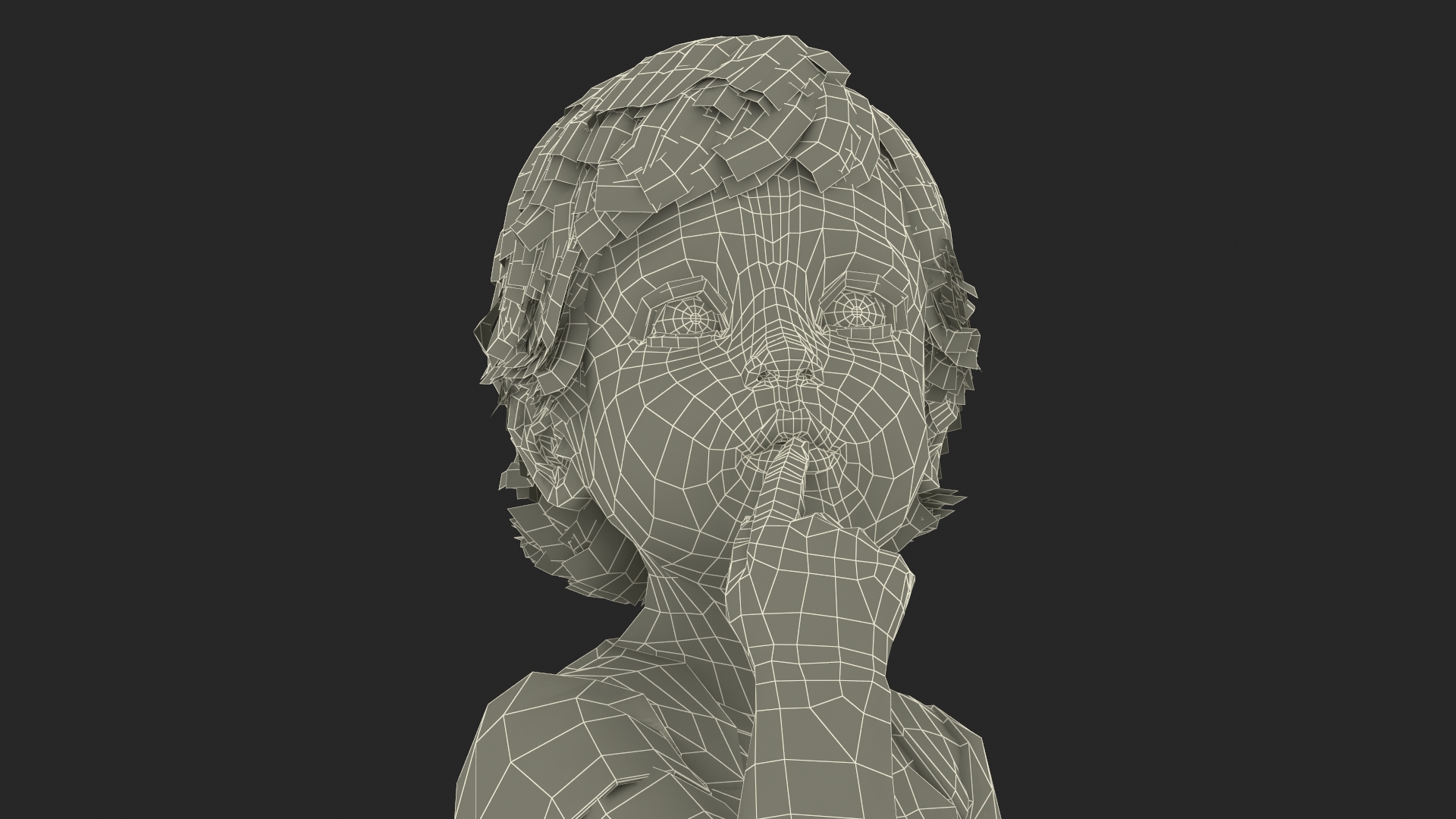 Toddler in Bodysuit Sitting Pose 3D