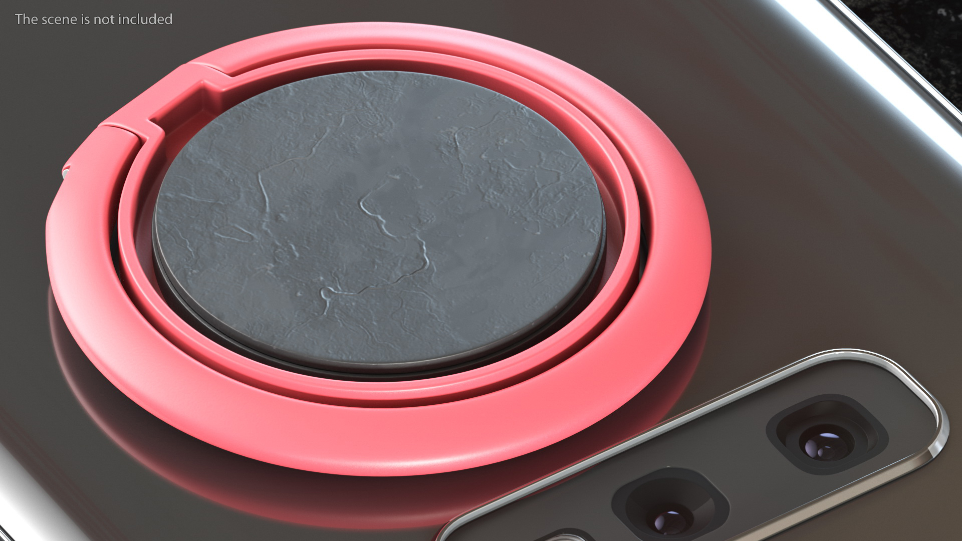 3D Red Finger Ring Phone Holder model