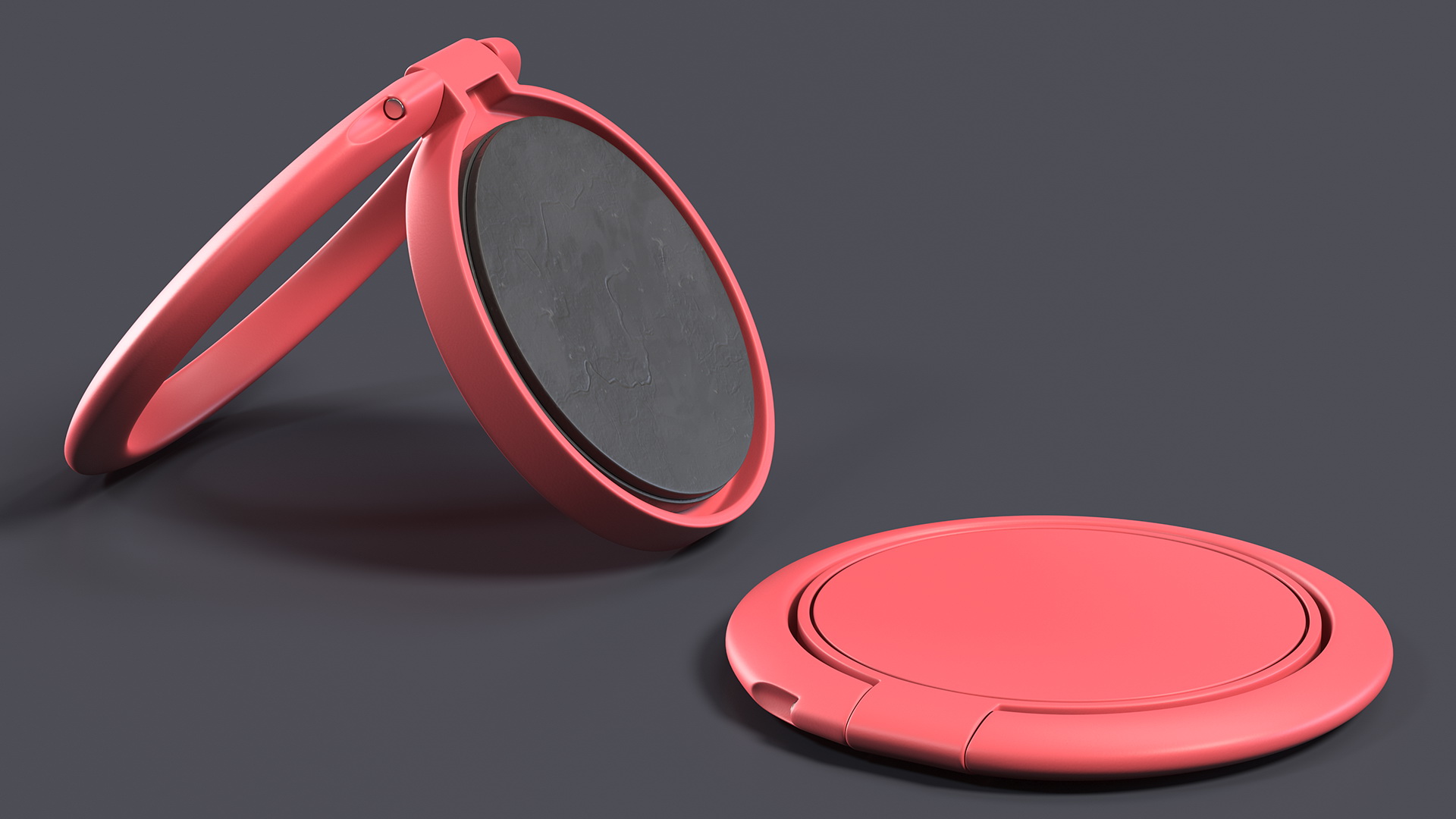 3D Red Finger Ring Phone Holder model