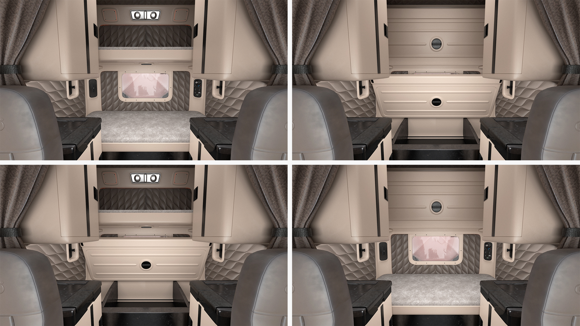 Freightliner Truck with Gas Tank Rigged 3D model